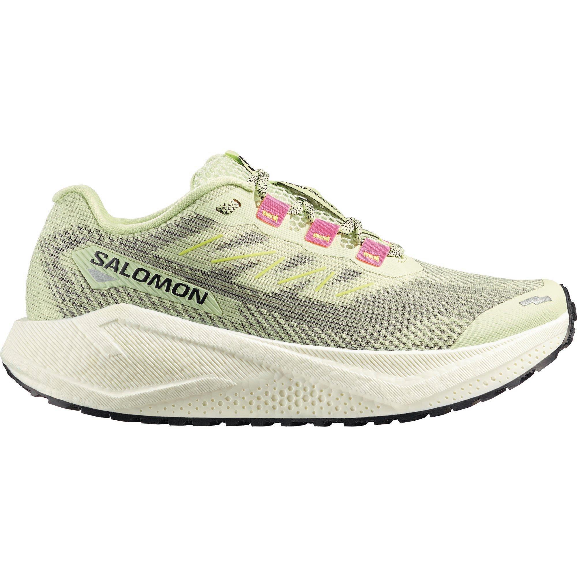 Salomon Women's Aero Blaze 3 Trail Running Shoes - Lime/Cream - 6 (39.3)