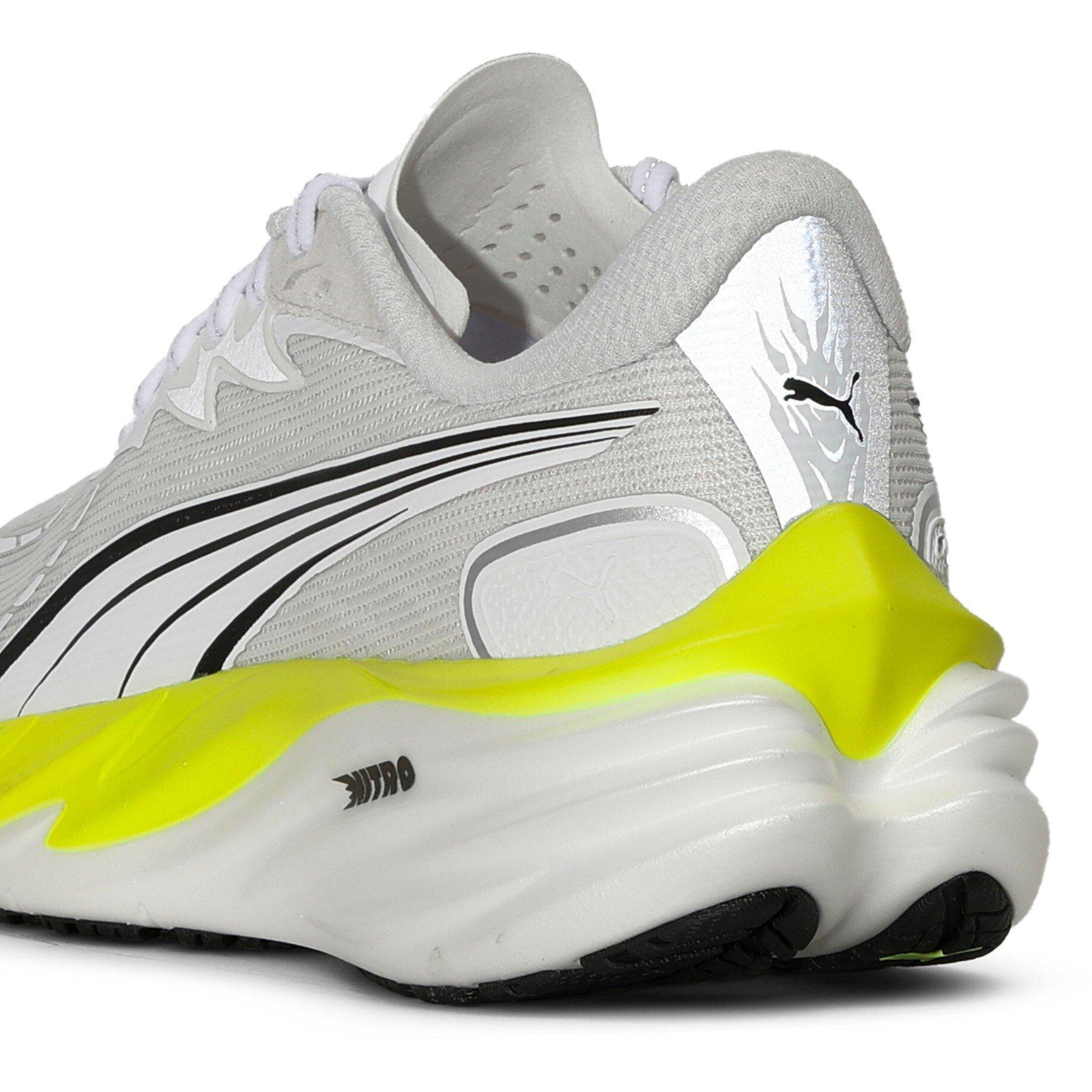 White/Lux Lime - Puma - Velocity NITRO 4 Mens Running Shoes - 7
