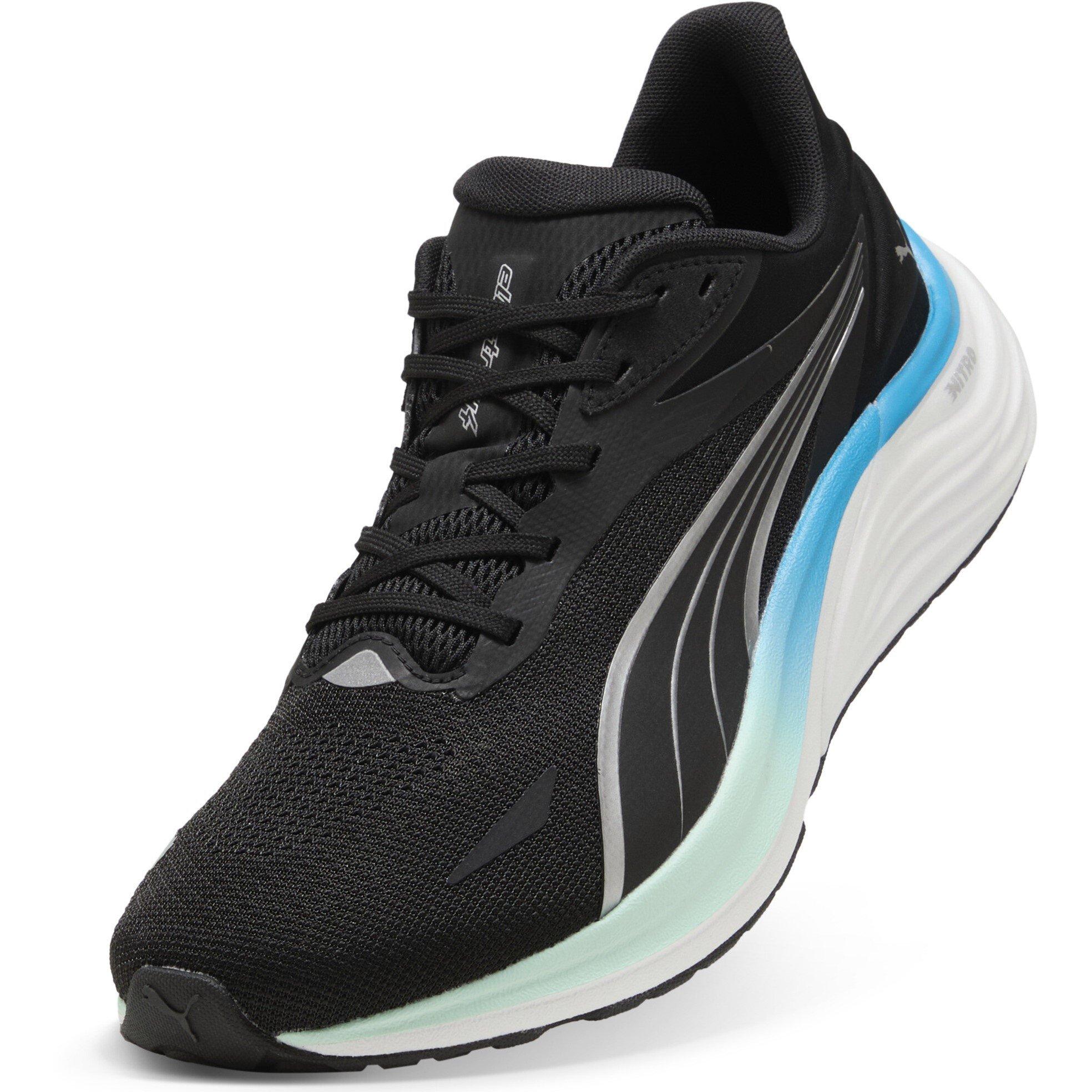 Black/Mint/Blue - Puma - Electrify NITRO 4 Mens Running Shoes - 6