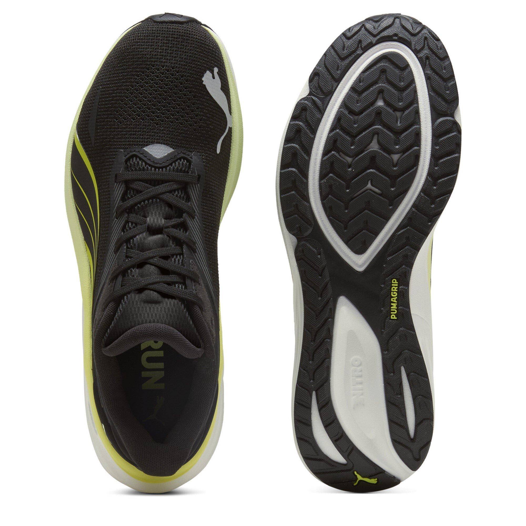 Blk/Spritz/Lime - Puma - Electrify NITRO 4 Mens Running Shoes - 3
