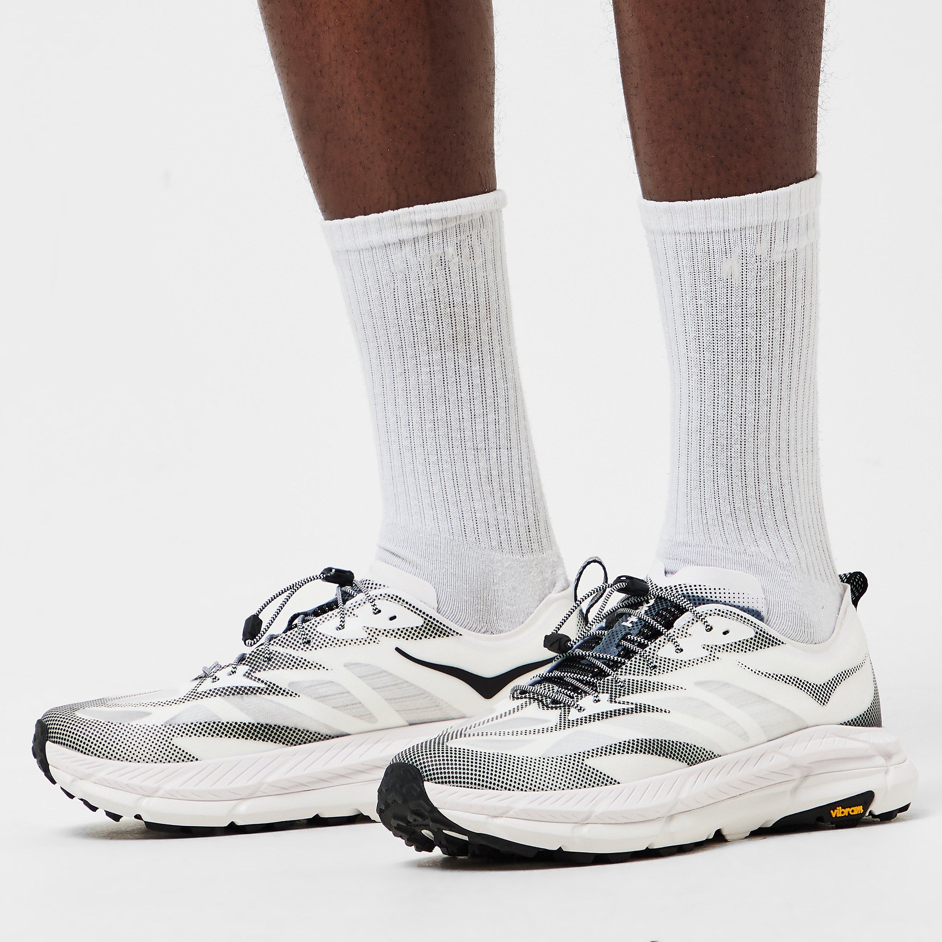 White/Black - Hoka - Men's Mafate Trail Running Shoes - 3