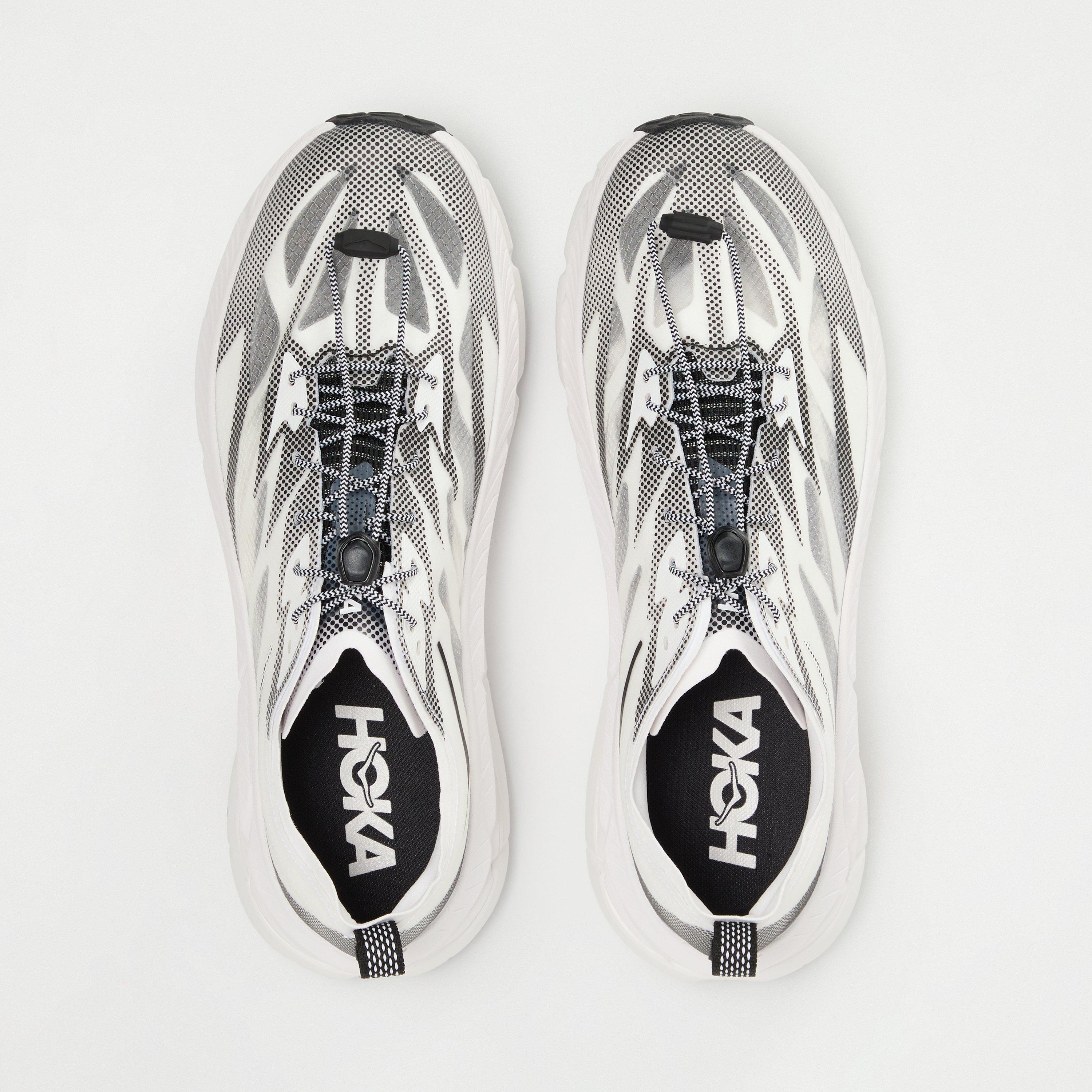 White/Black - Hoka - Men's Mafate Trail Running Shoes - 5