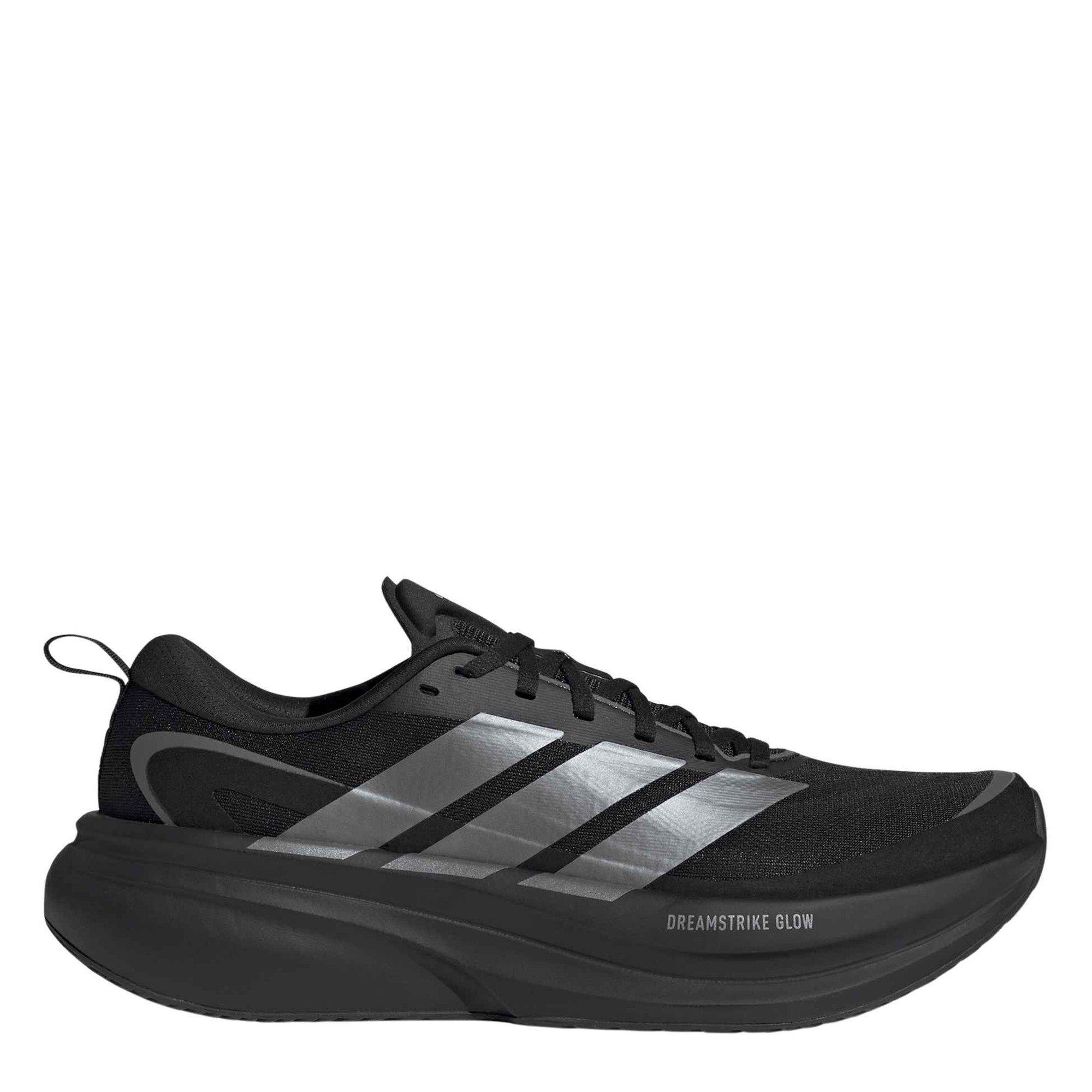 Black/Iron/Grey - adidas - Men's Supernova Glide Road Running Shoes - 1