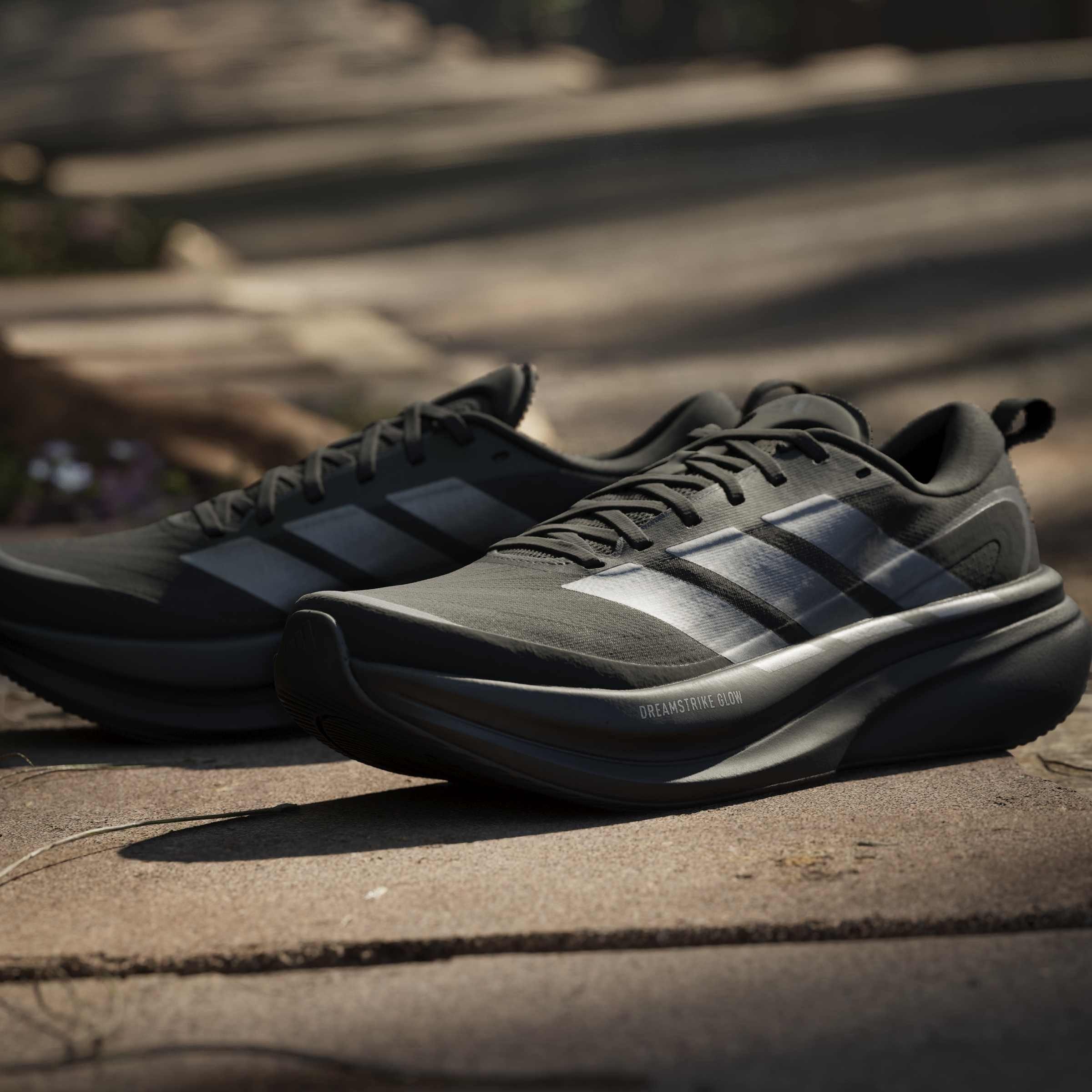 Black/Iron/Grey - adidas - Men's Supernova Glide Road Running Shoes - 15