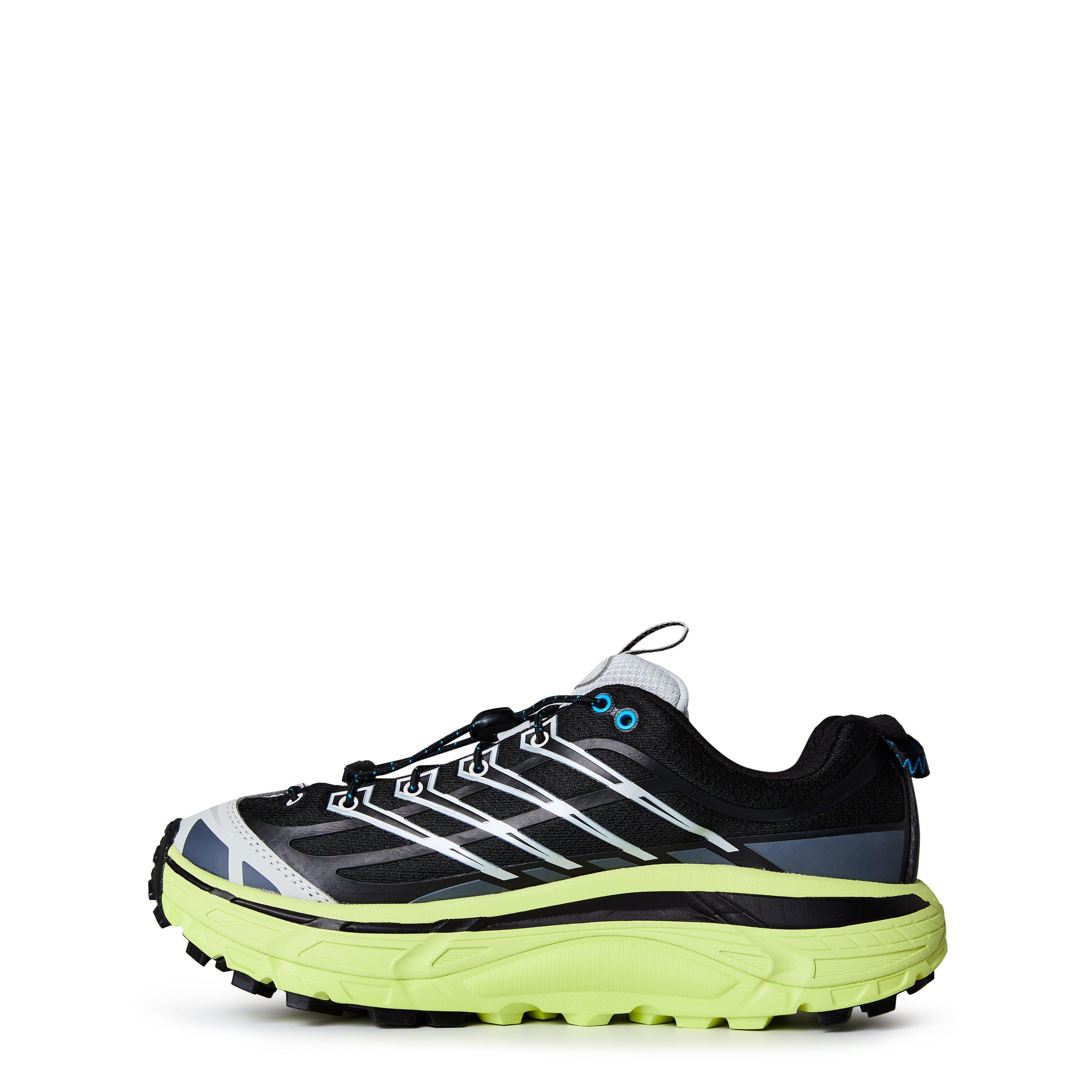Black/Citrus - Hoka - Men's Mafate Three2 Off-Road Trail Running Shoes - 2