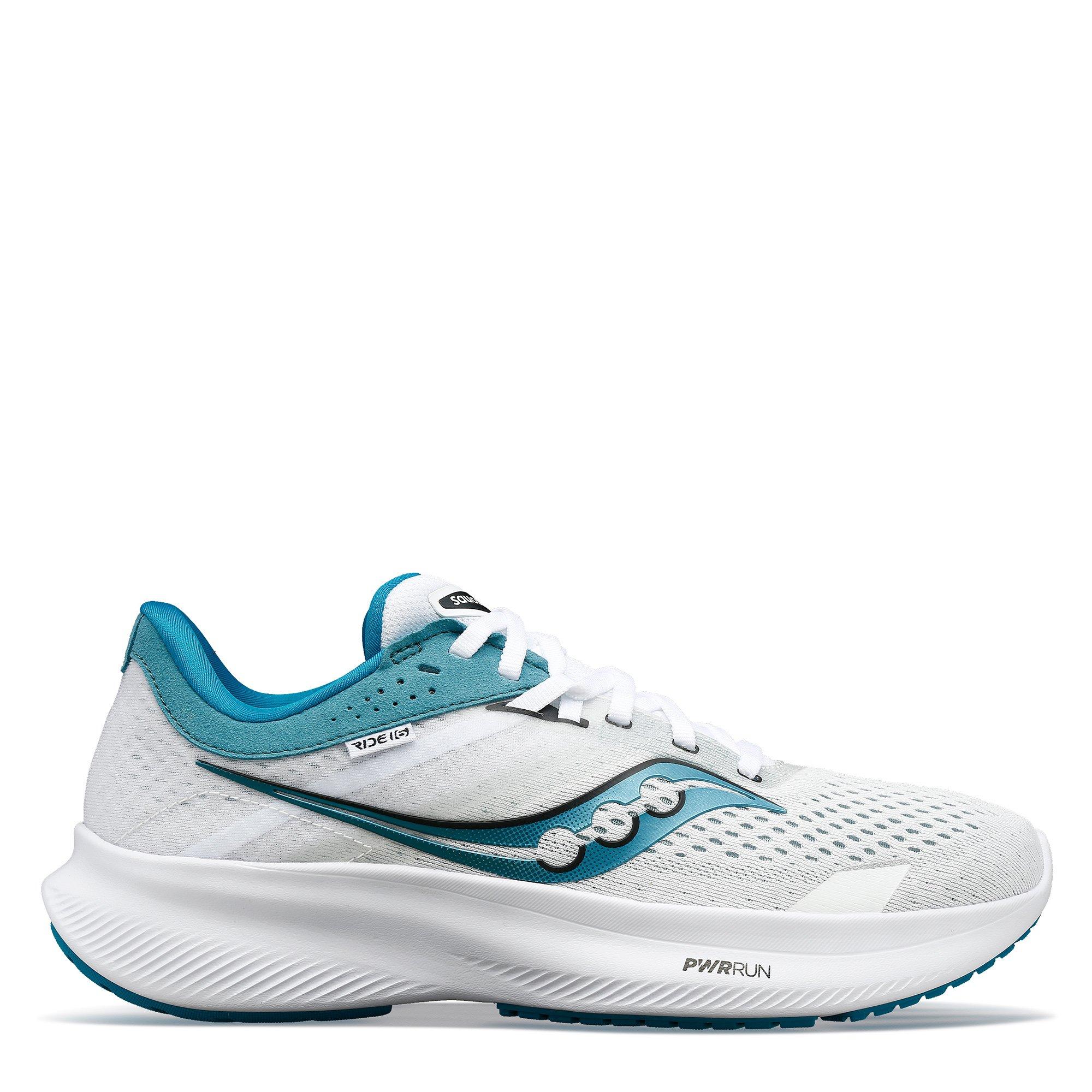 White / Ink - Saucony - Saucony Ride 16 Womens Running Shoes - 1