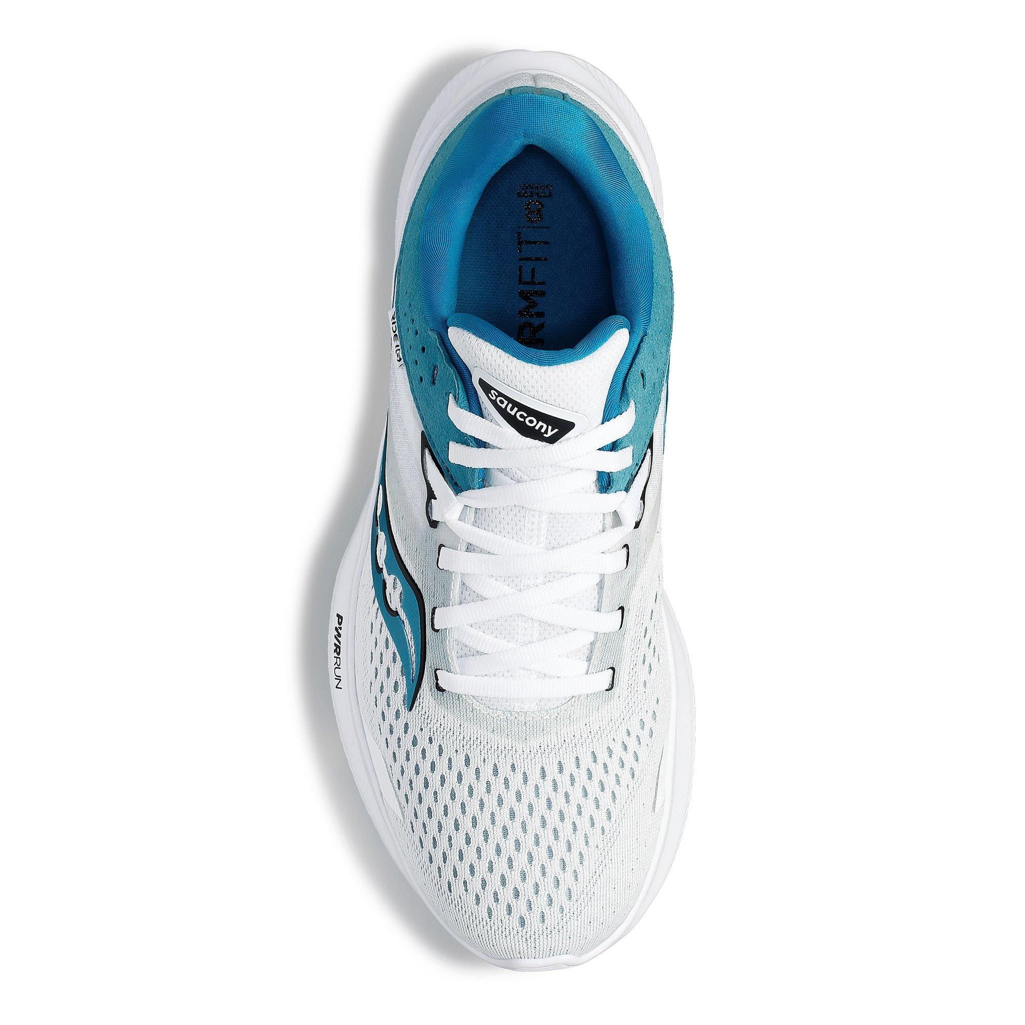 White / Ink - Saucony - Saucony Ride 16 Womens Running Shoes - 4