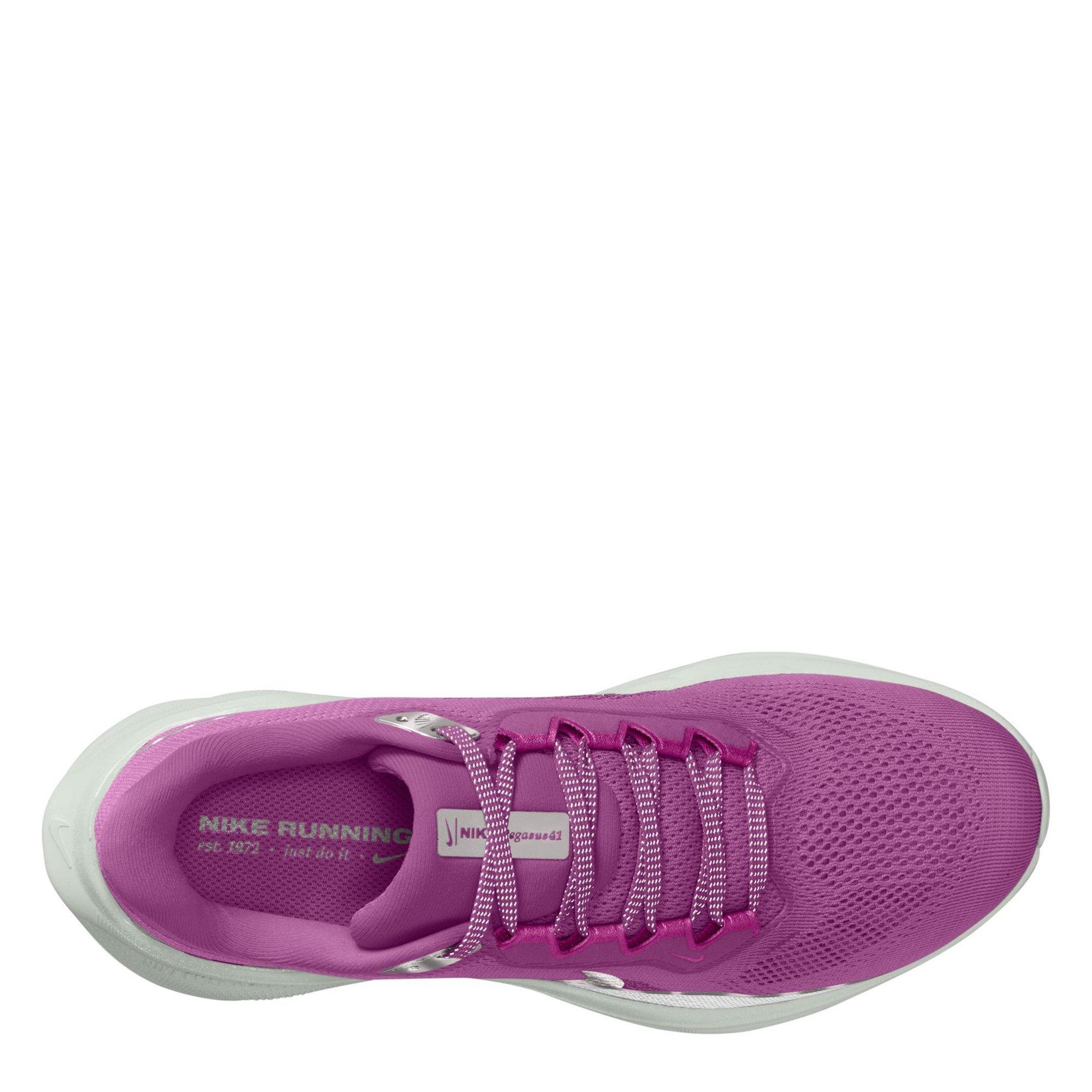 Fuchsia/Silver - Nike - Pegasus 41 Prm Women'S Road Running Shoes Womens - 9