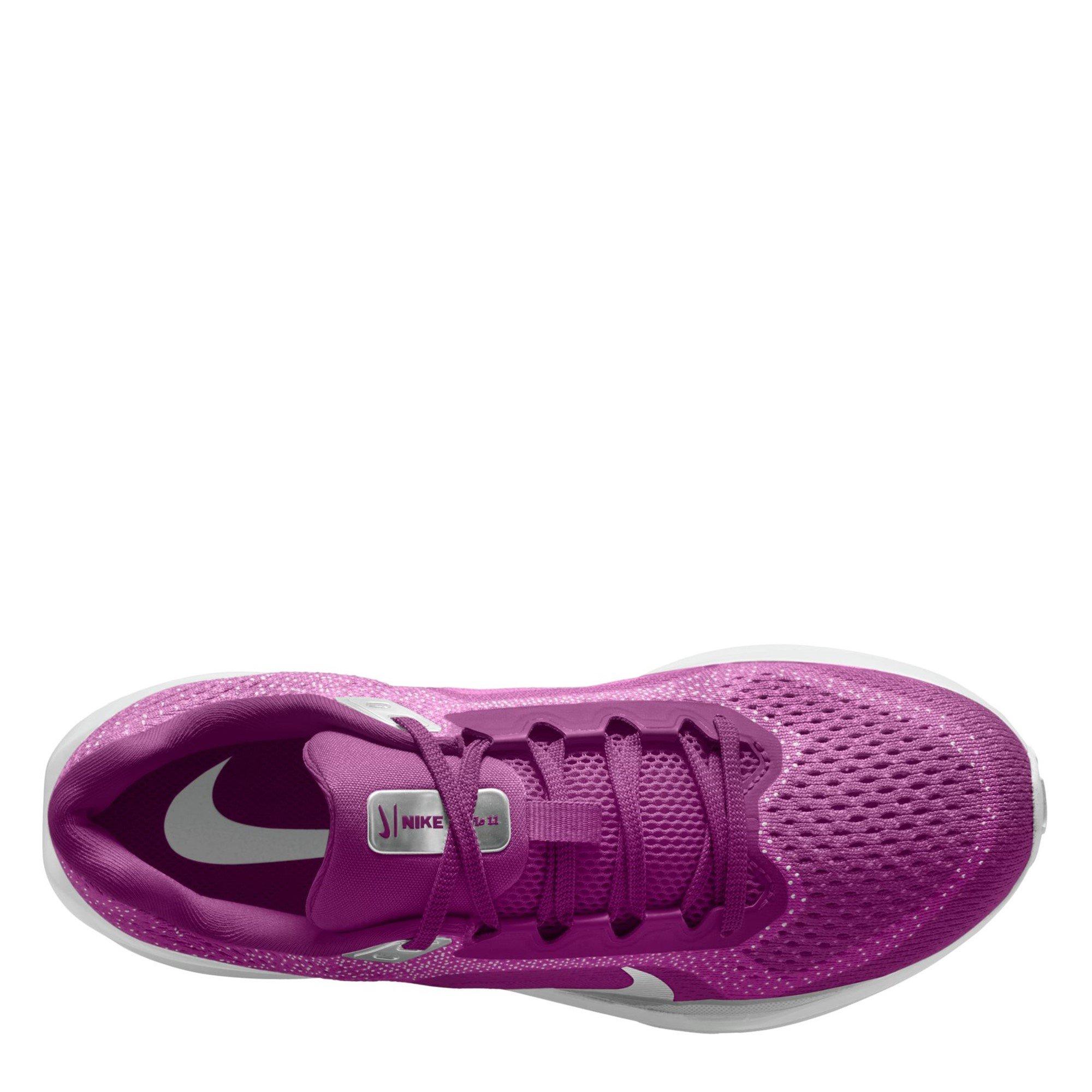 Fuchsia/Silver - Nike - Winflo 11 Prm Women'S Road Running Shoes Womens - 12