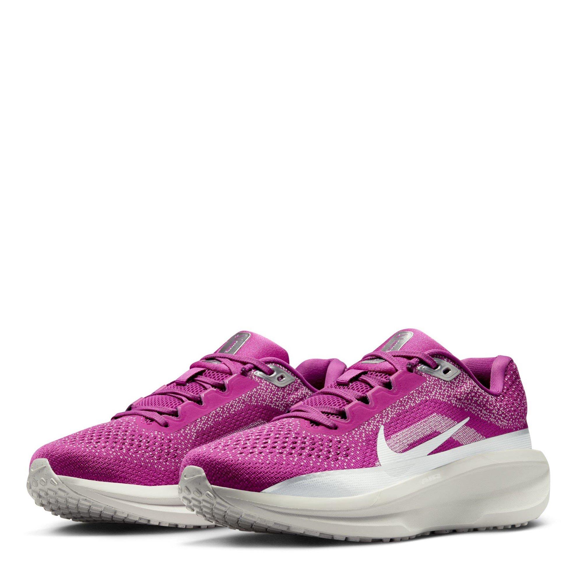 Fuchsia/Silver - Nike - Winflo 11 Prm Women'S Road Running Shoes Womens - 4