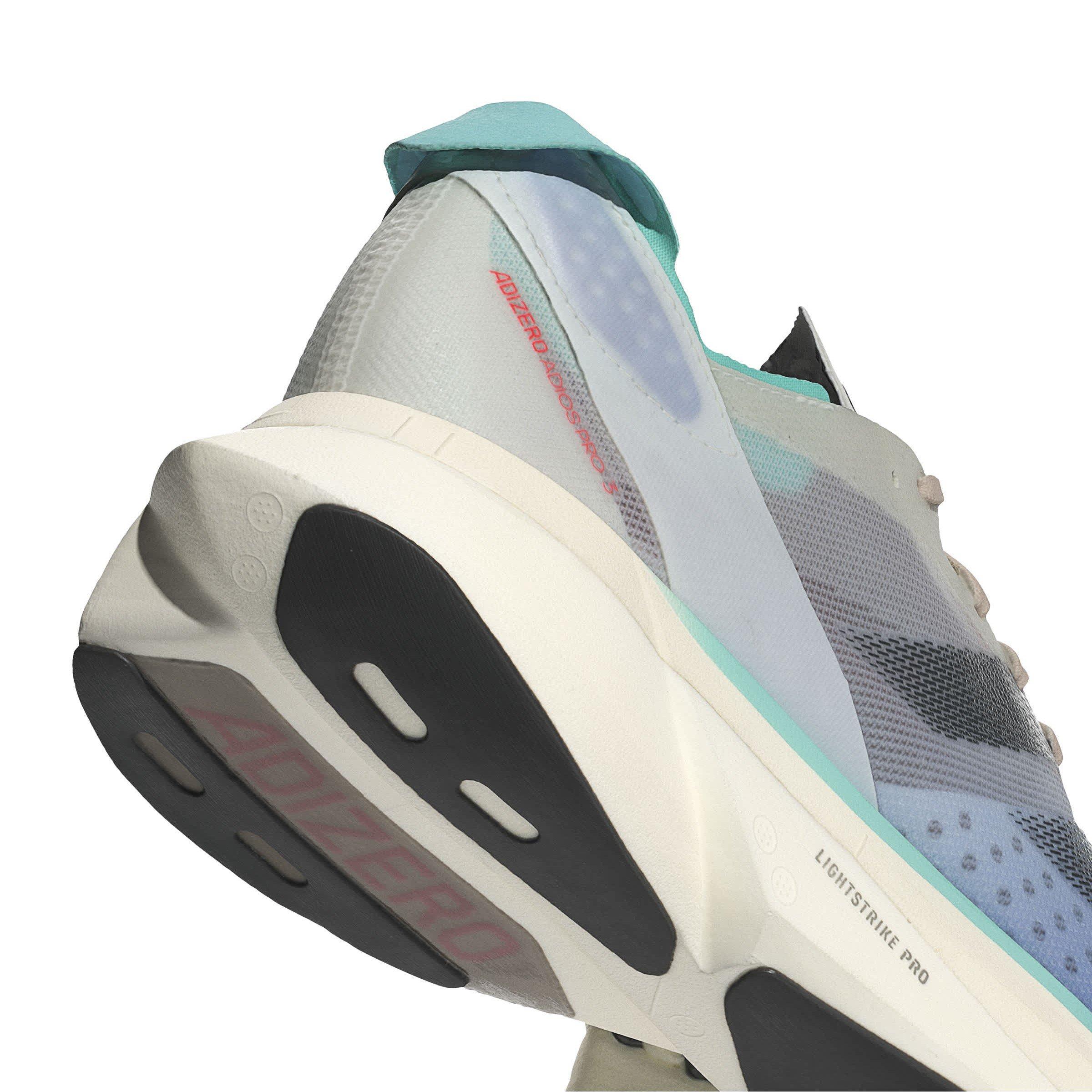 White/Ink/Aqua - adidas - Women's Adizero Adios Pro Everyday Neutral Road Running Shoe - 9