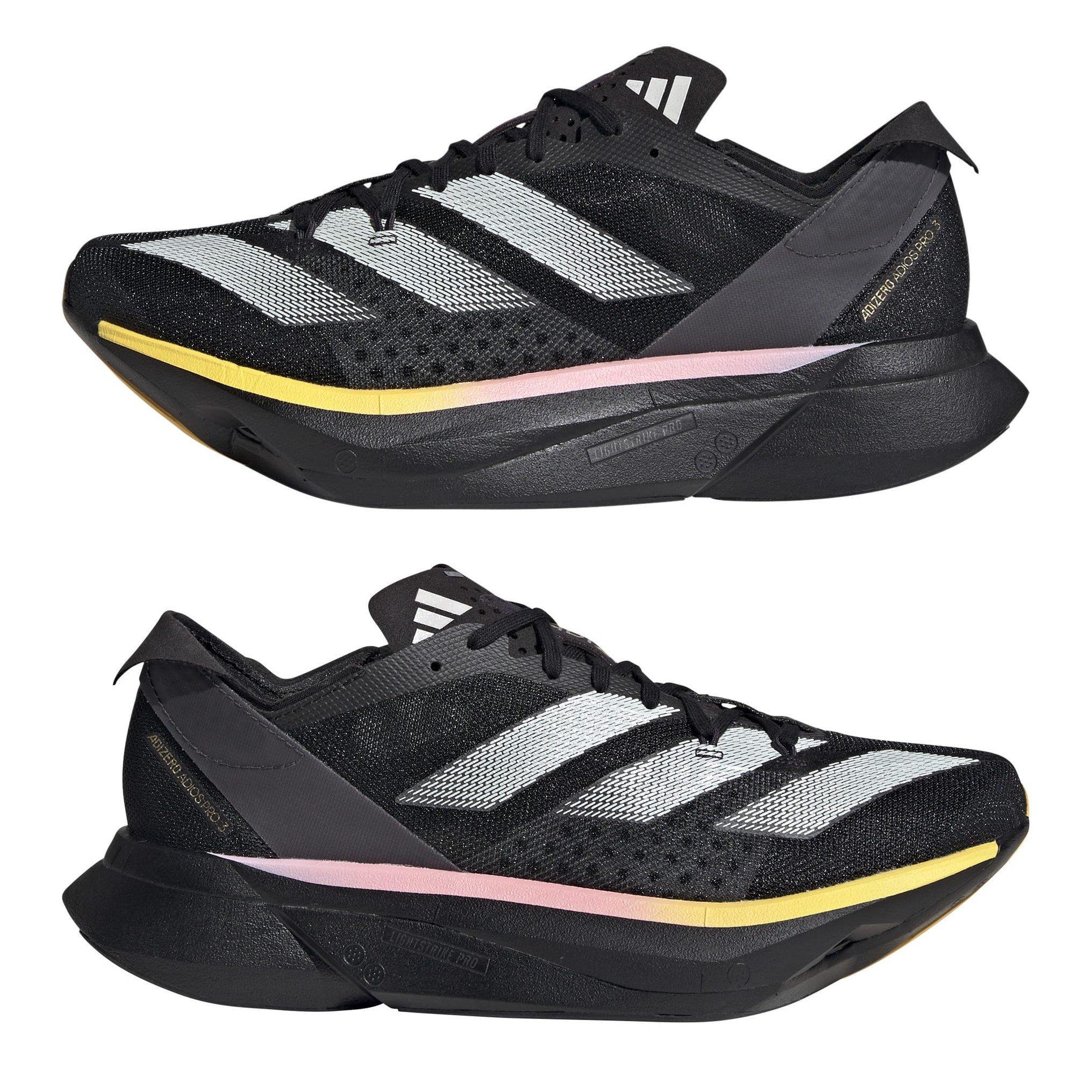 Black/Met/Spark - adidas - Adizero Adios Pro Everyday Neutral Road Running Shoe - 9