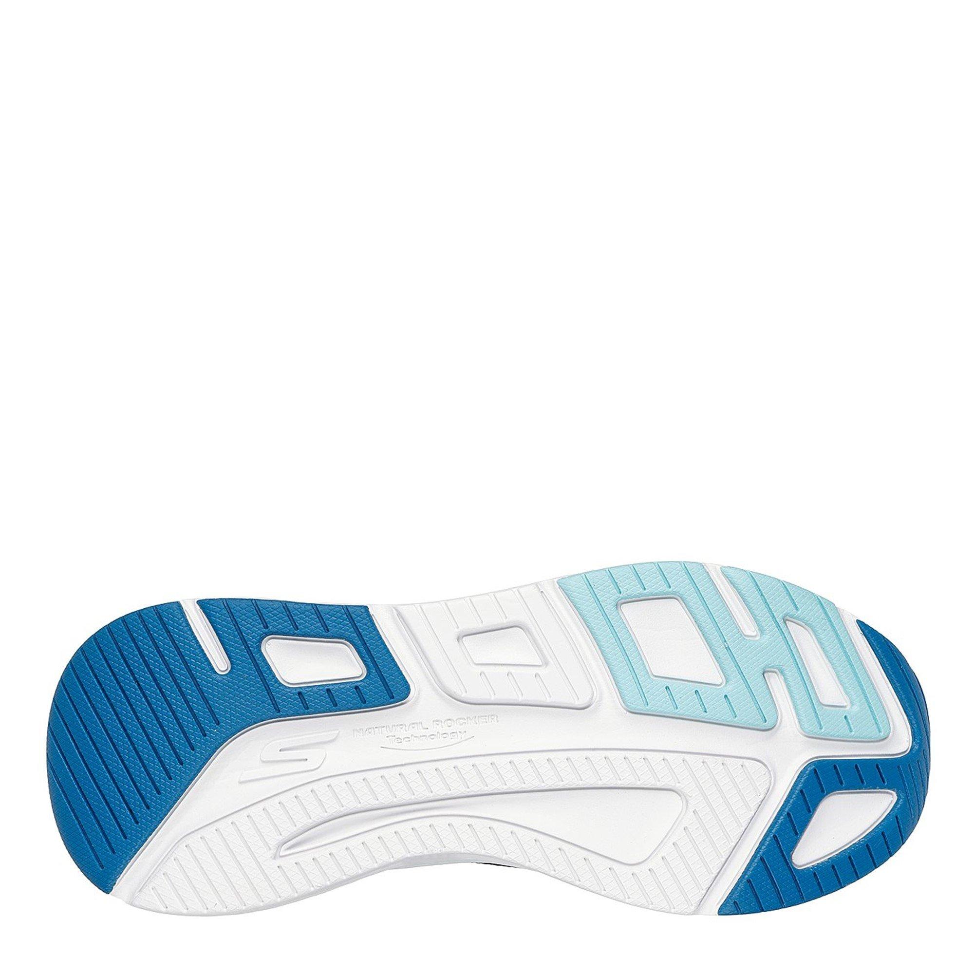 Navy Tx/Blu Tm - Skechers - Engineered Knit Stretch Fit Slip On Runners Womens - 4