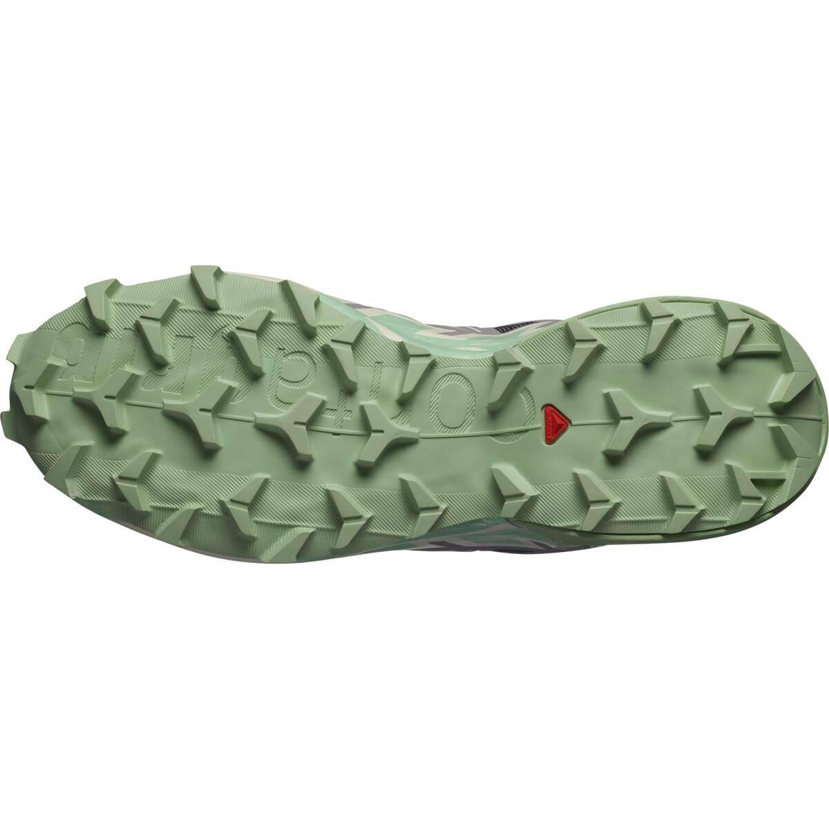 Clay/Lime - Salomon - Shoes Speedcross 6 W Clrock/Vanila/Smoke Trail Running Womens - 5