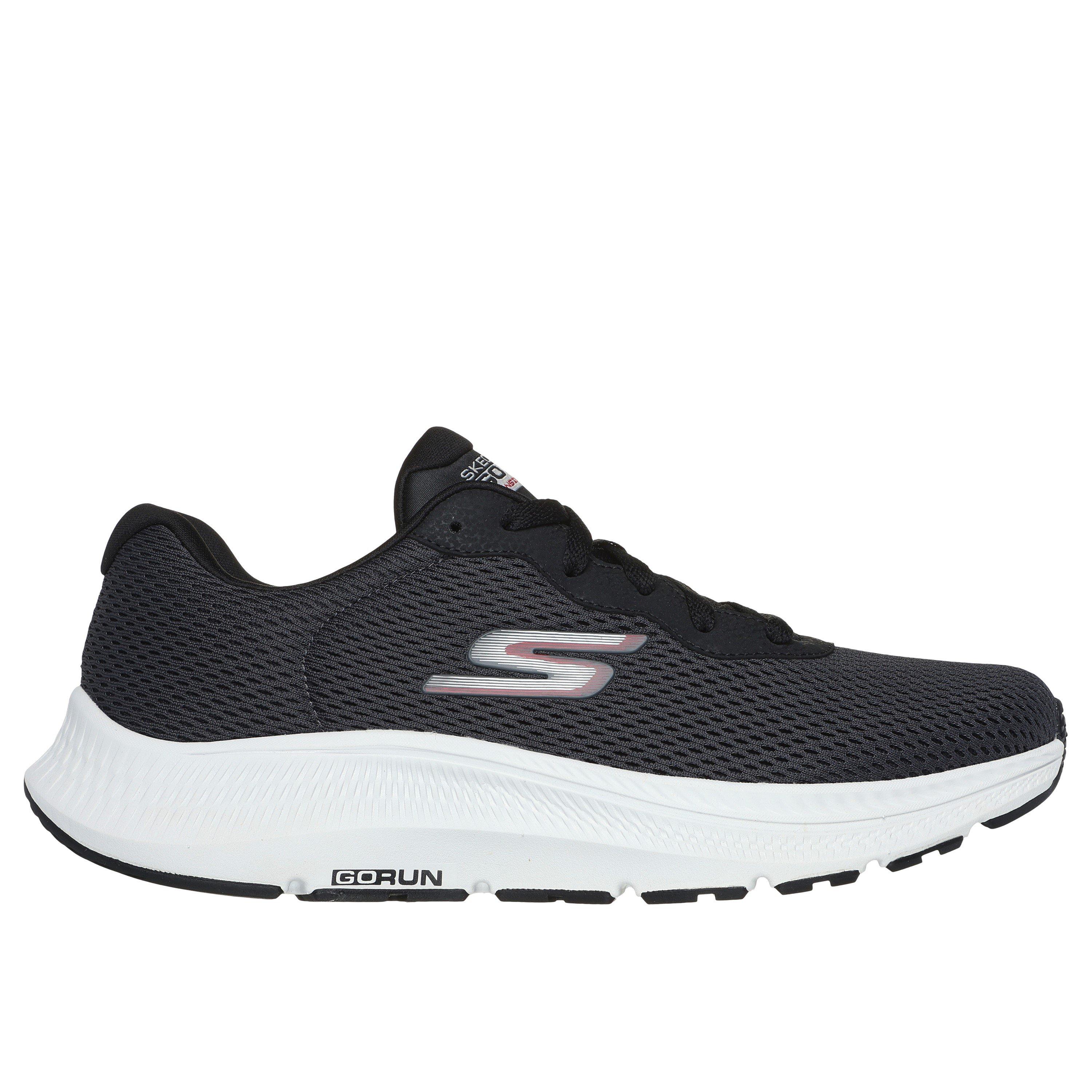 Houtskool/Rood - Skechers - Basic Runners - 1