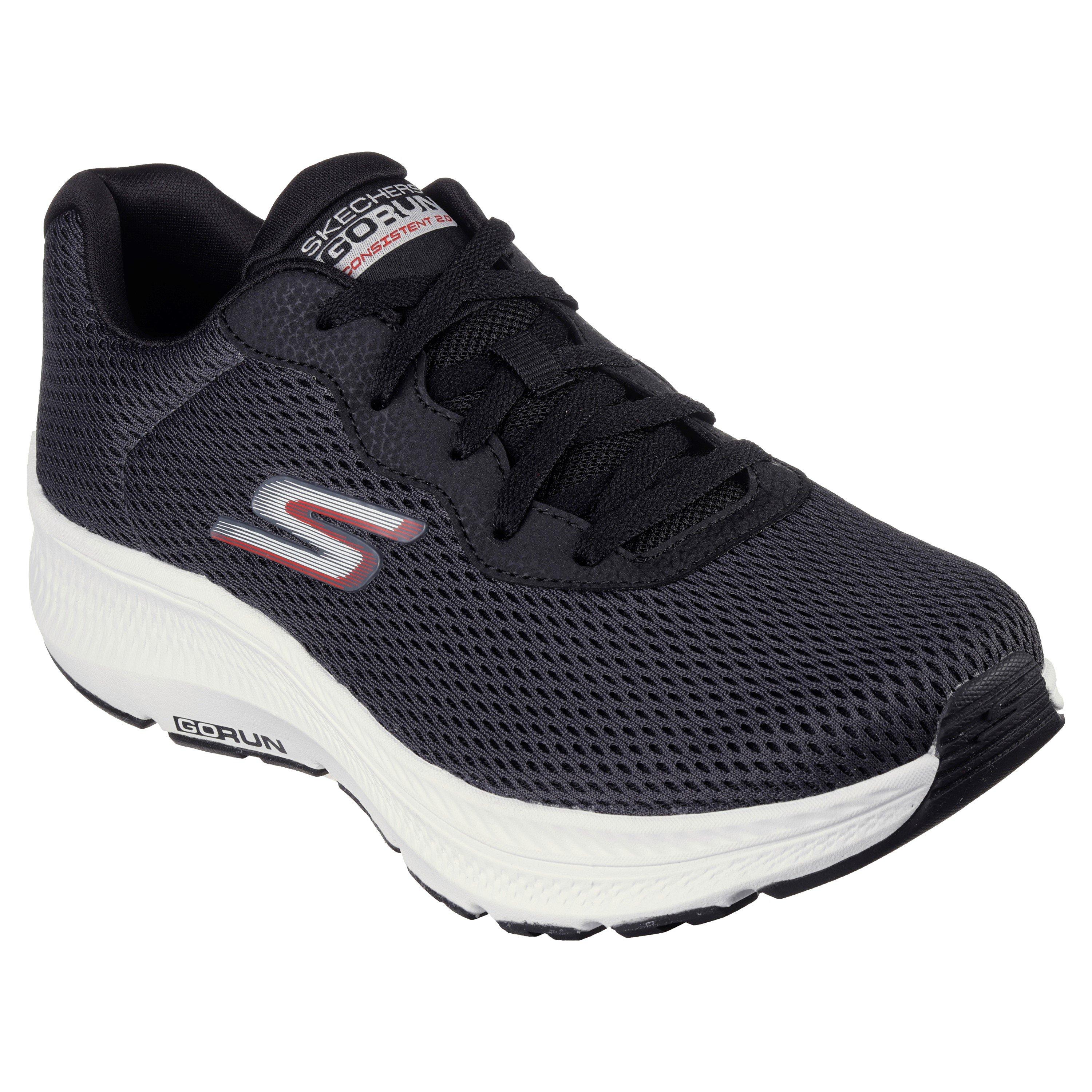 Houtskool/Rood - Skechers - Basic Runners - 3