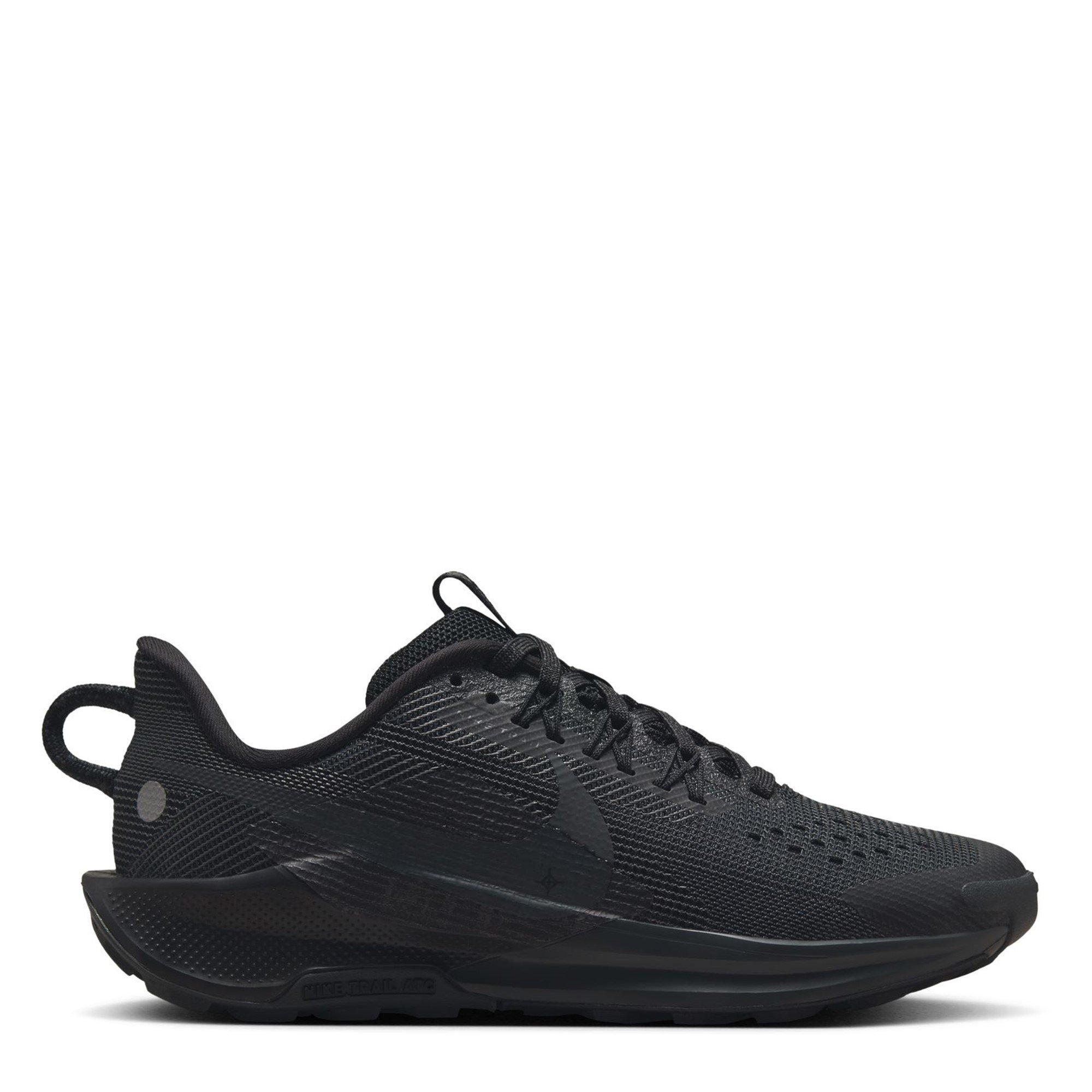 Black/Black - Nike - Pegasus Trail 5 Big Kids Running Shoes - 1