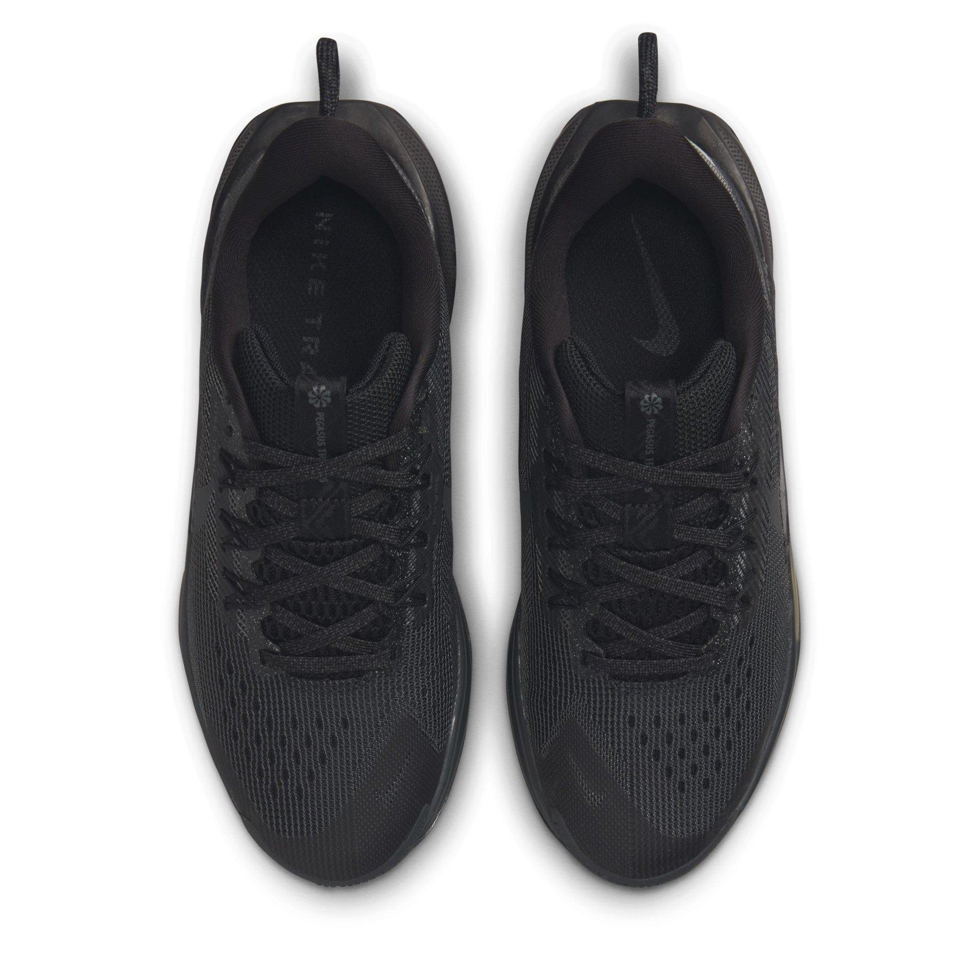 Schwarz/Schwarz - Nike - Pegasus Trail 5 Big Kids Running Shoes - 6