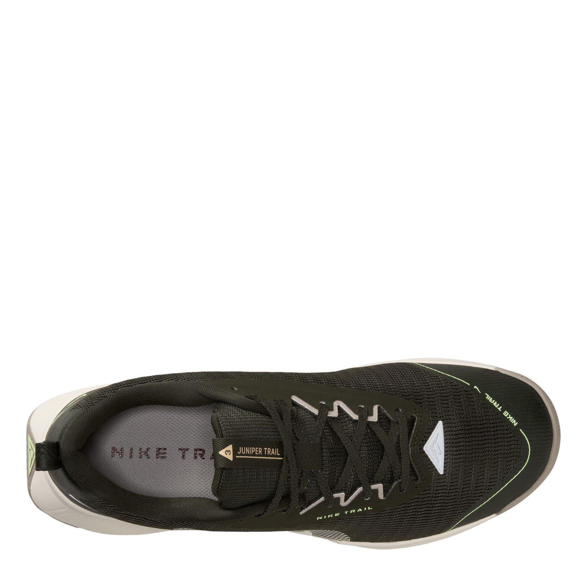 Sequoia/Black - Nike - Juniper Trail 3 Running Trainers Mens - 12