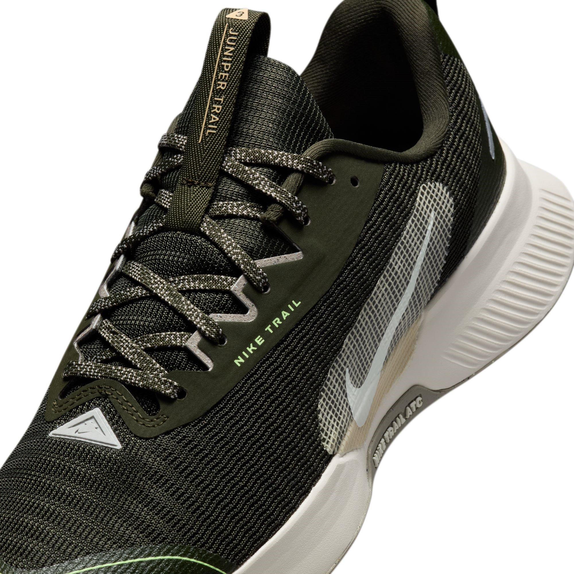 Sequoia/Black - Nike - Juniper Trail 3 Running Trainers Mens - 7