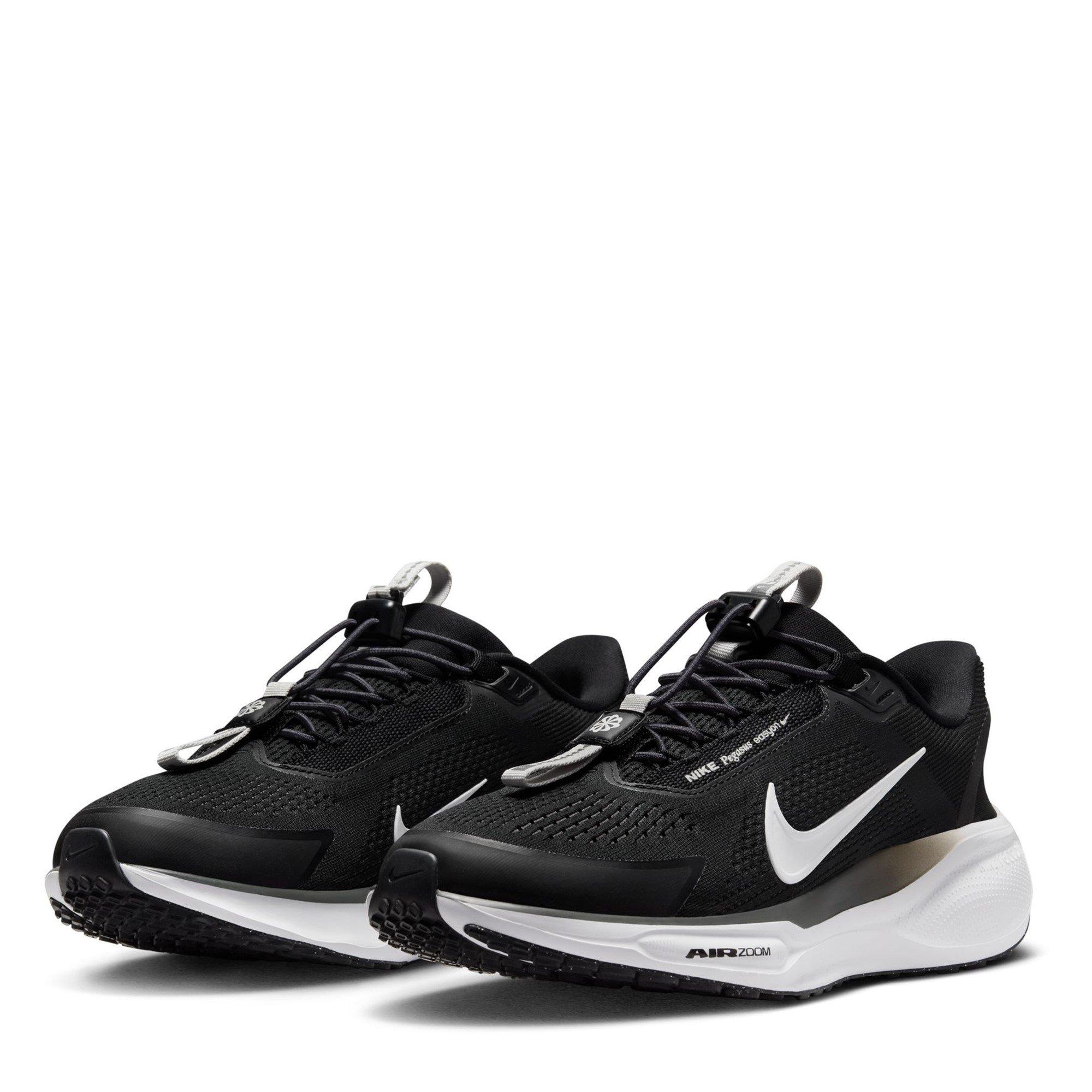 Black - Nike - Pegasus EasyOn Road Running Shoes Womens - 4