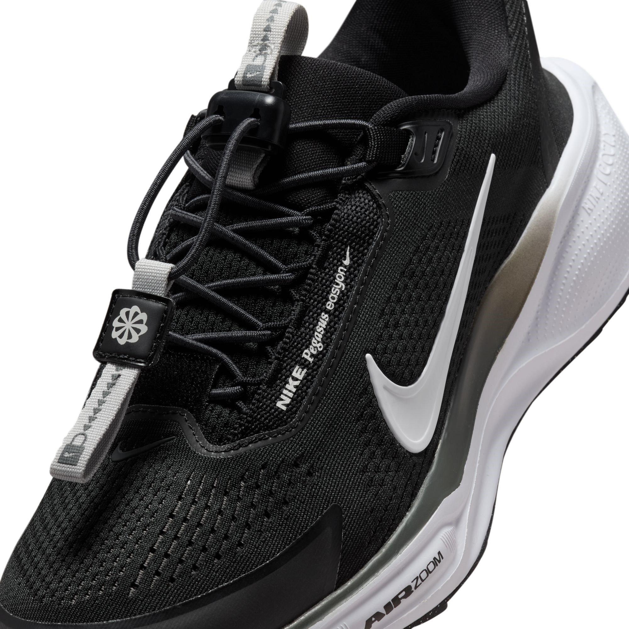 Black - Nike - Pegasus EasyOn Road Running Shoes Womens - 7