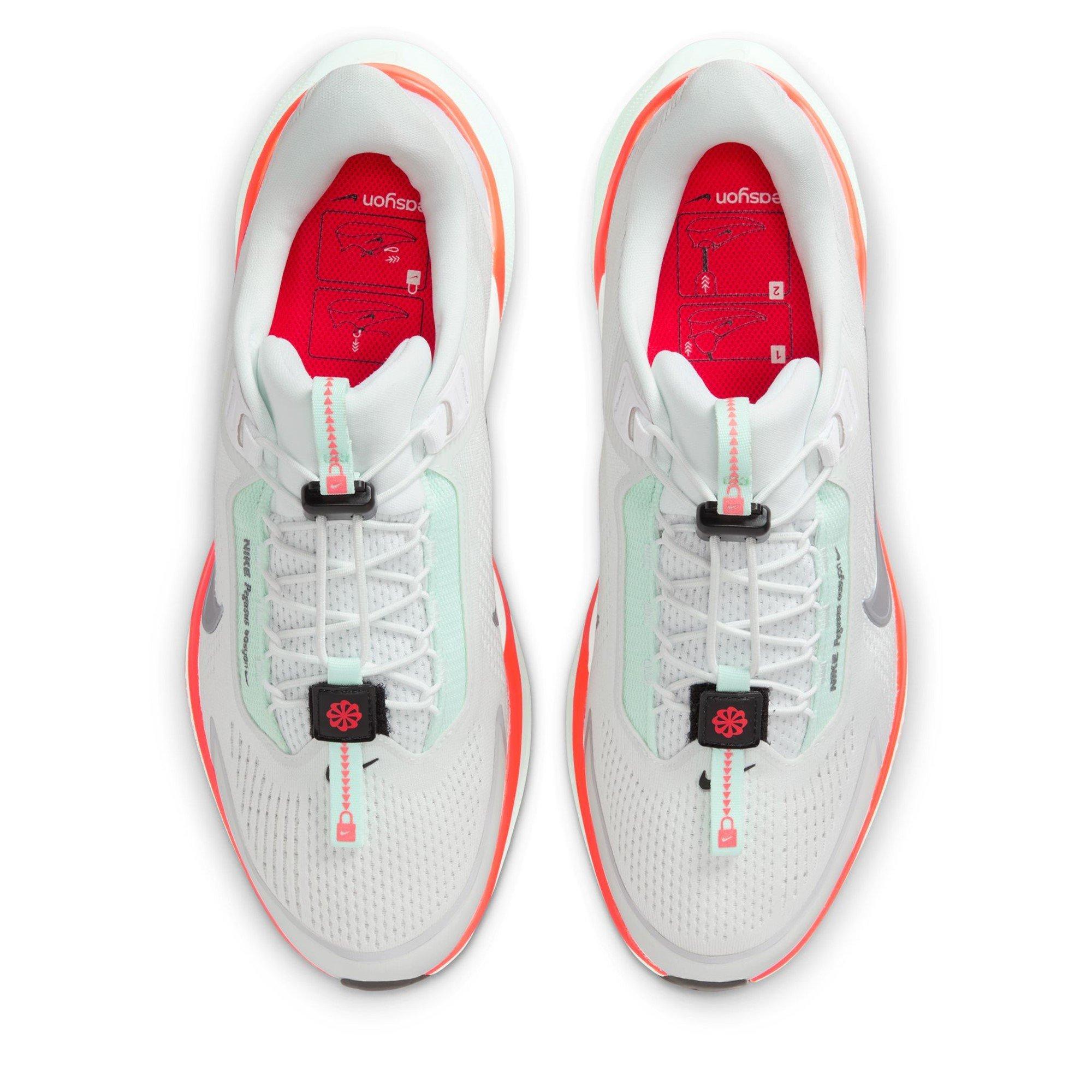Wht/Mtl Silv - Nike - Pegasus Easyon Road Running Shoes Mens - 6