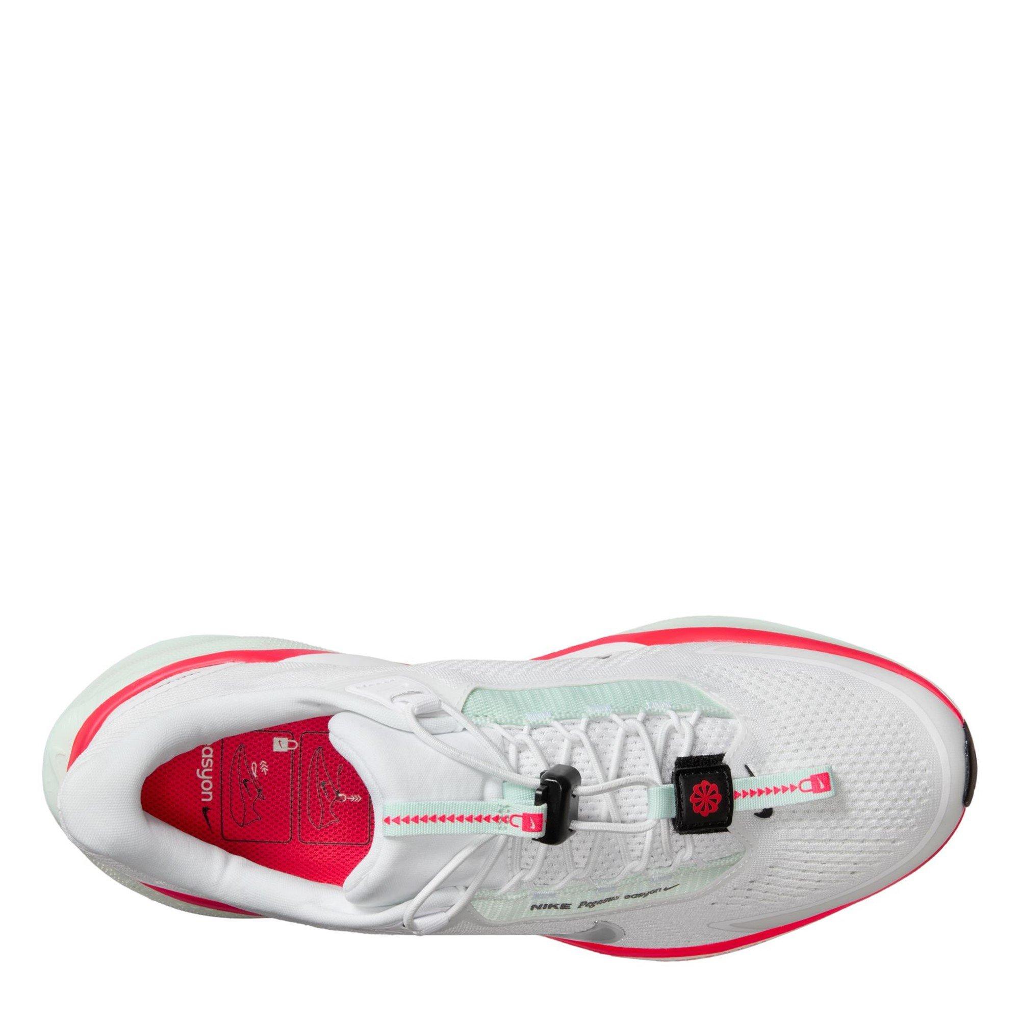 Wht/Mtl Silv - Nike - Pegasus Easyon Road Running Shoes Mens - 10