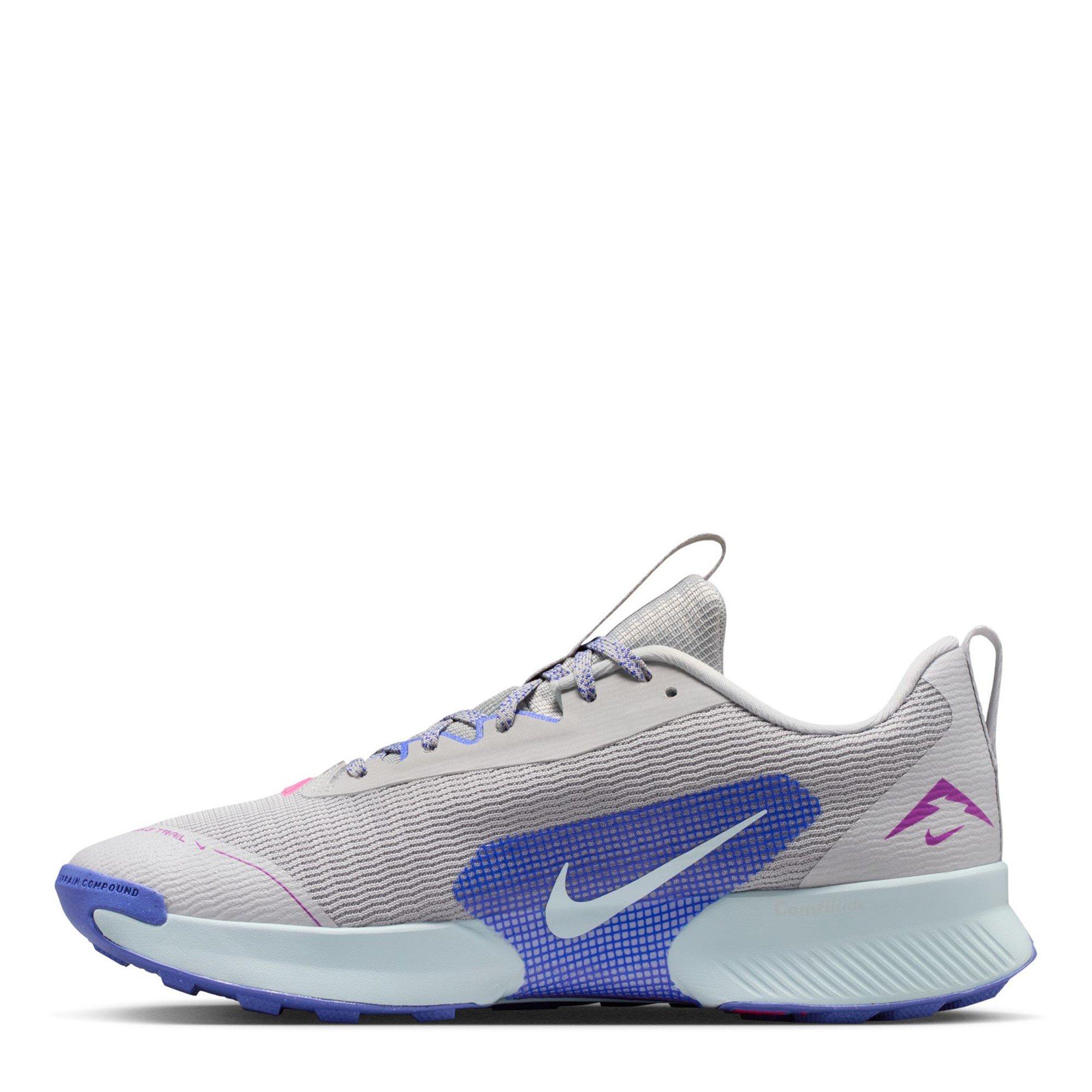 Grijs/Blauw - Nike - Juniper Trail 3 Running Trainers Womens - 2