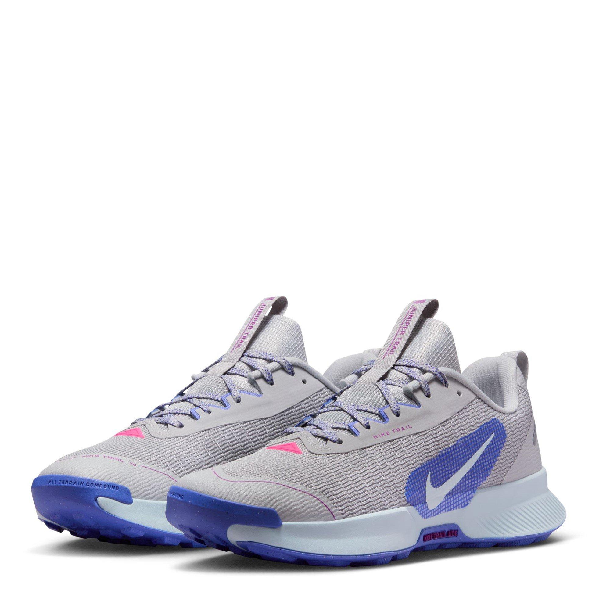 Grijs/Blauw - Nike - Juniper Trail 3 Running Trainers Womens - 4