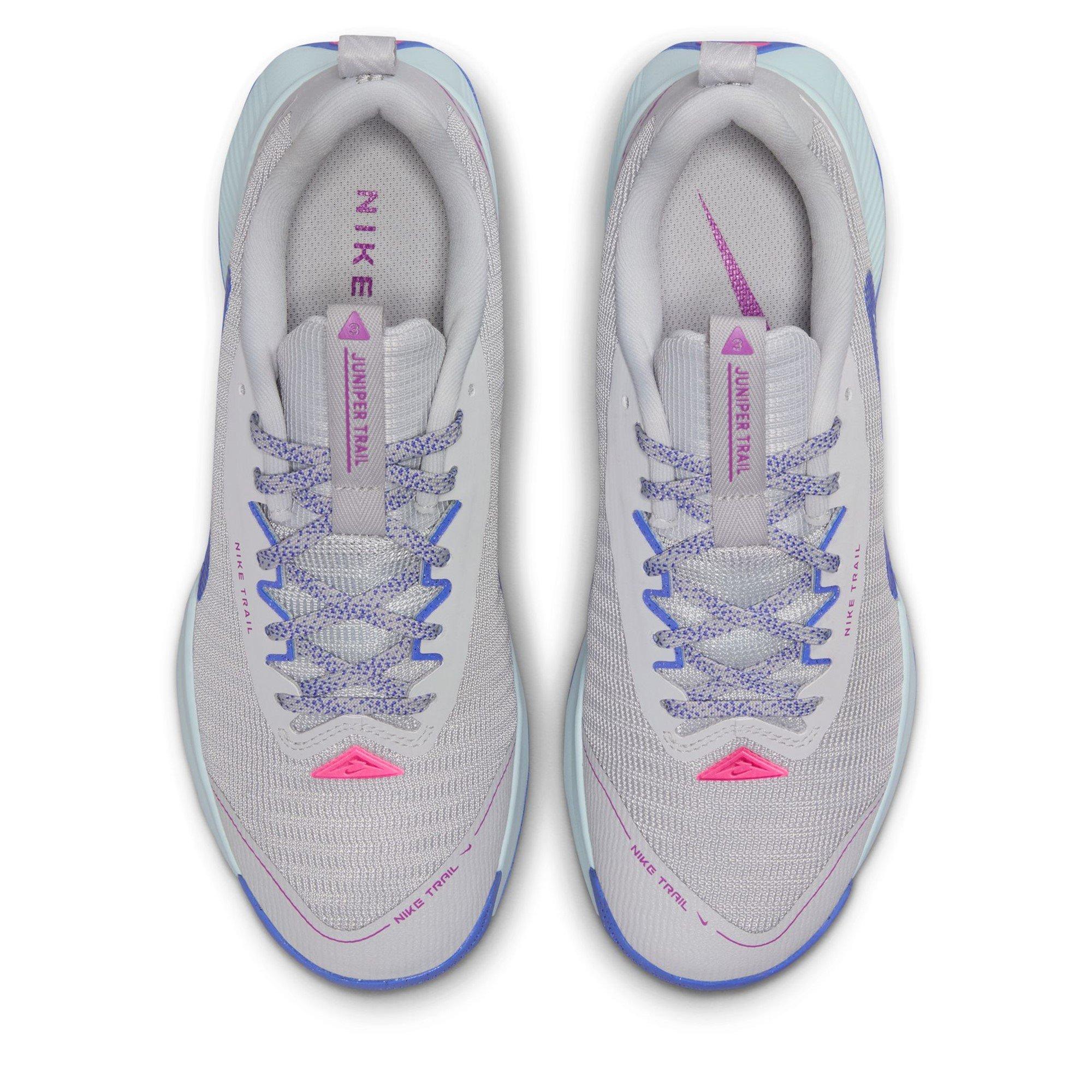 Grijs/Blauw - Nike - Juniper Trail 3 Running Trainers Womens - 6