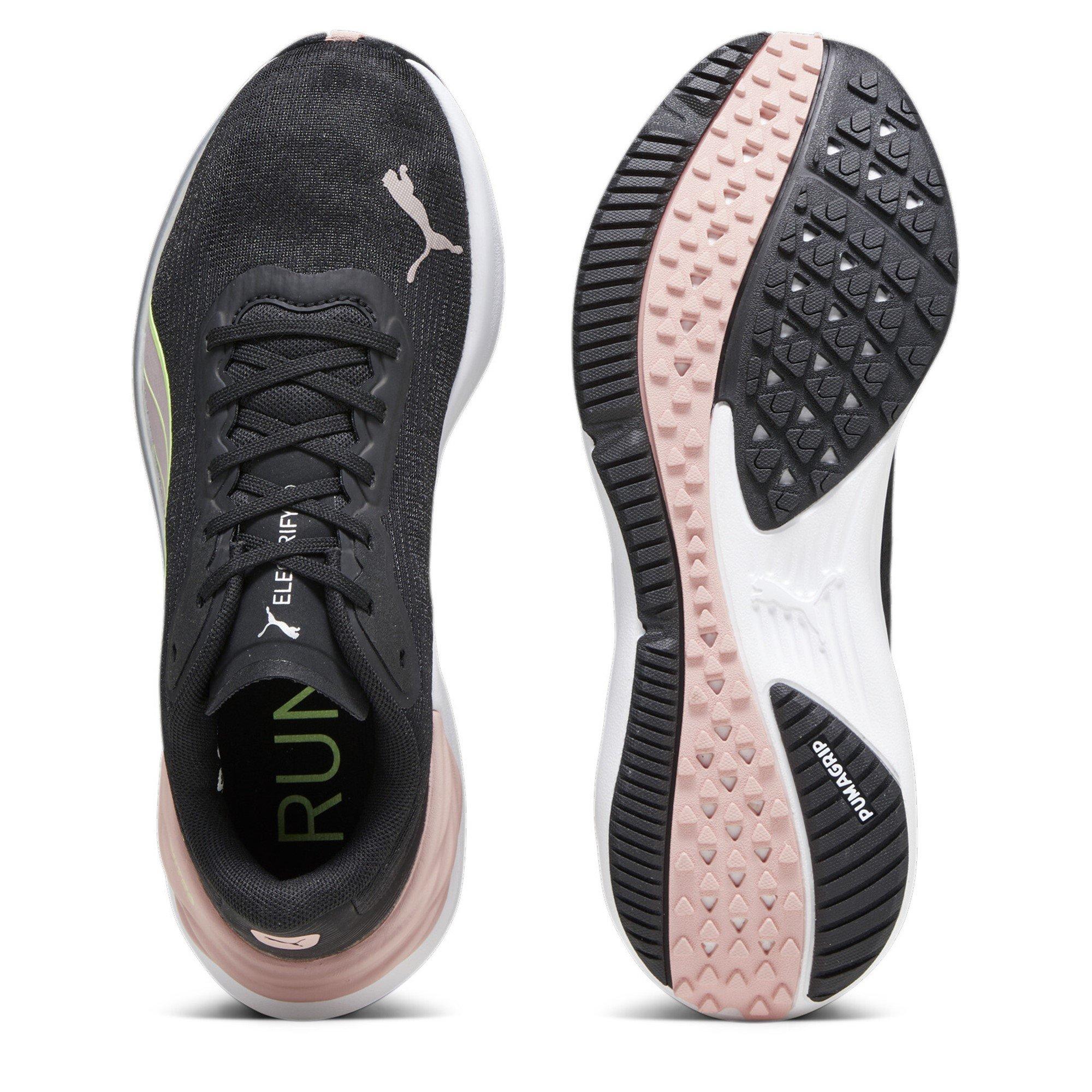 Blk/Peach/Grn - Puma - Women's Electrify NITRO Everyday Neutral Road Running Shoes - 3