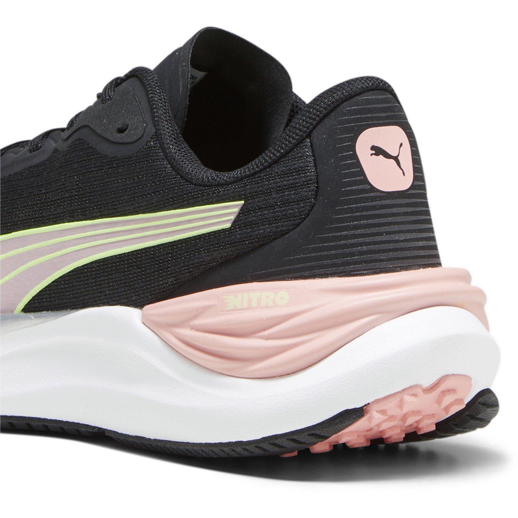 Blk/Peach/Grn - Puma - Women's Electrify NITRO Everyday Neutral Road Running Shoes - 5