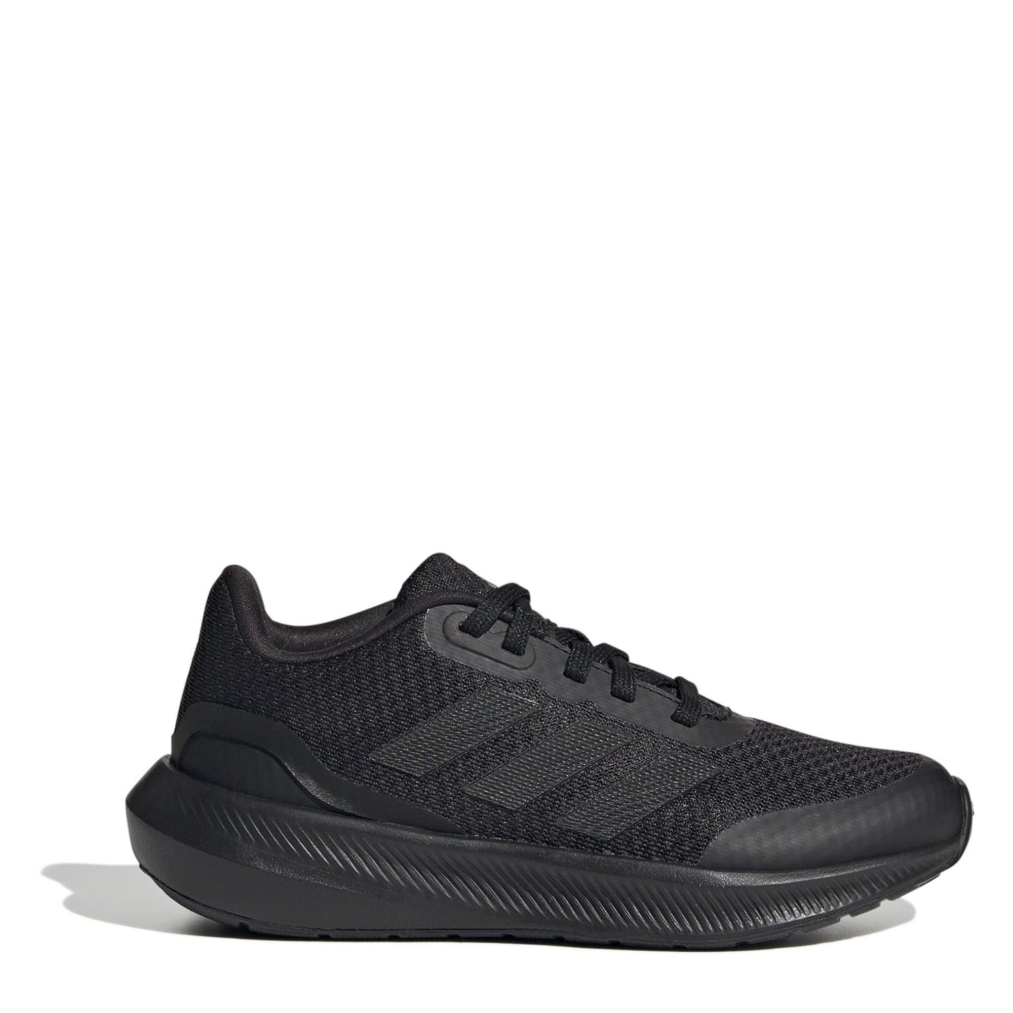 Core Black - adidas - RunFalcon 3.0 Road Running Shoes Childrens - 1