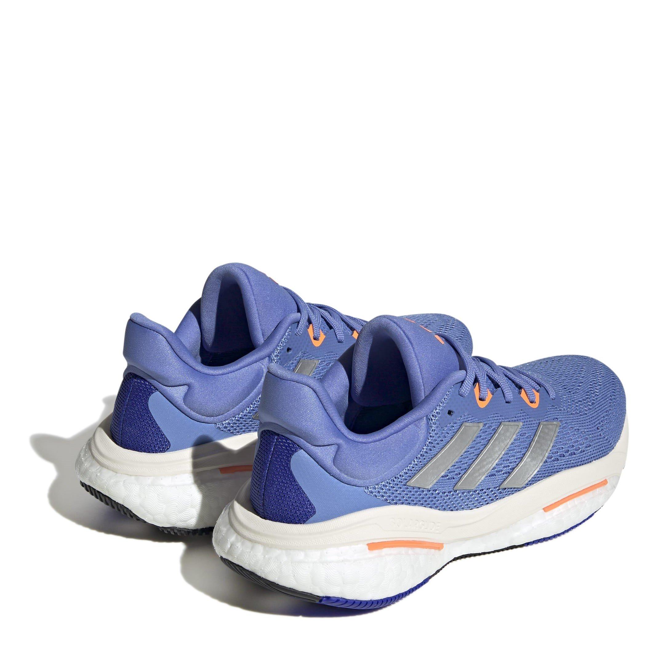 Blue Fusion - adidas - Solarglide 6 Running Shoes Womens - 4