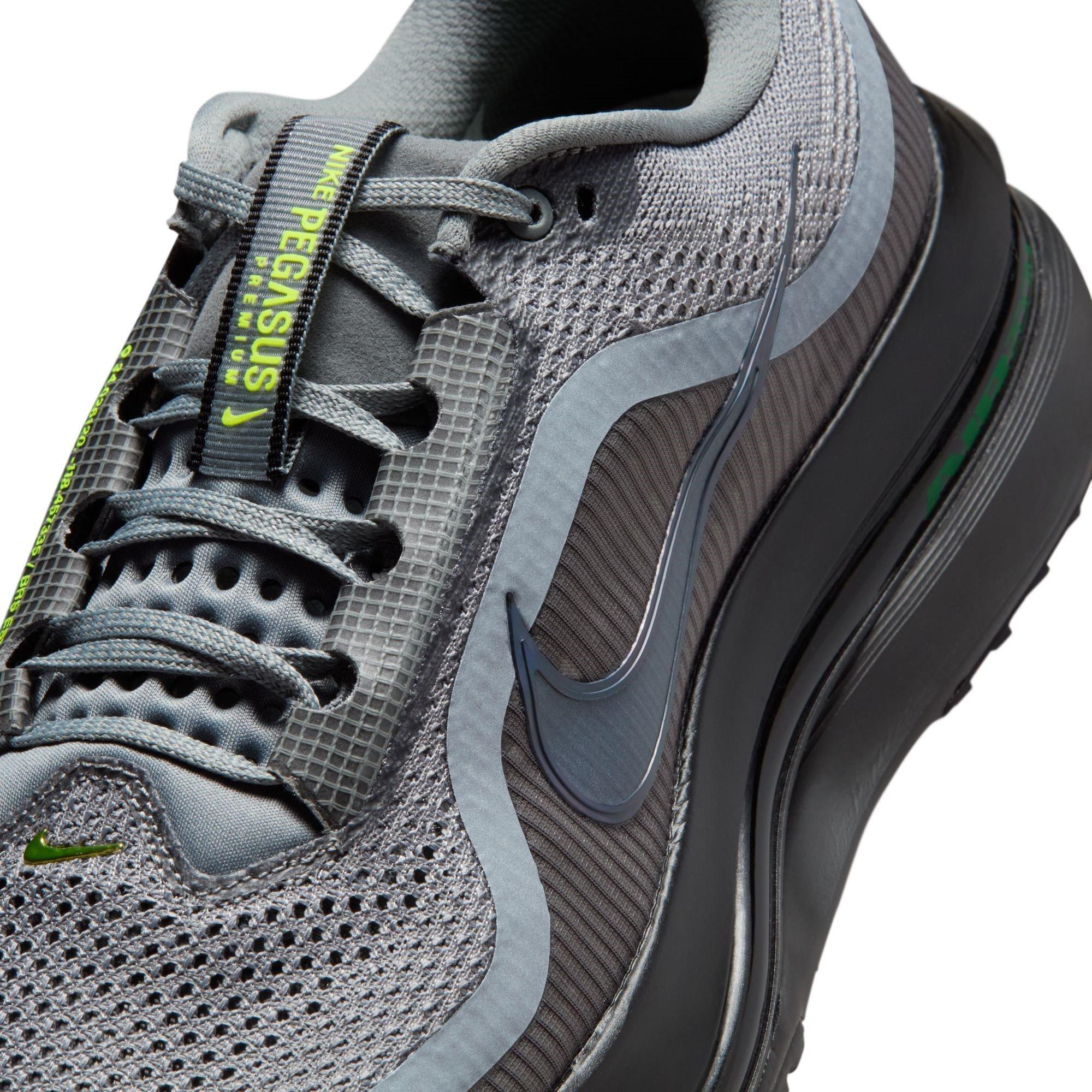 Grey/Volt - Nike - Pegasus Premium 41s Running Shoes Mens - 7