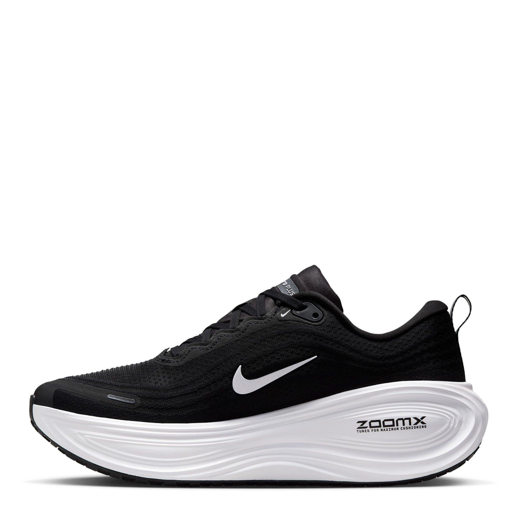 Black/White - Nike - Vomero Plus Road Running Shoes Mens - 2