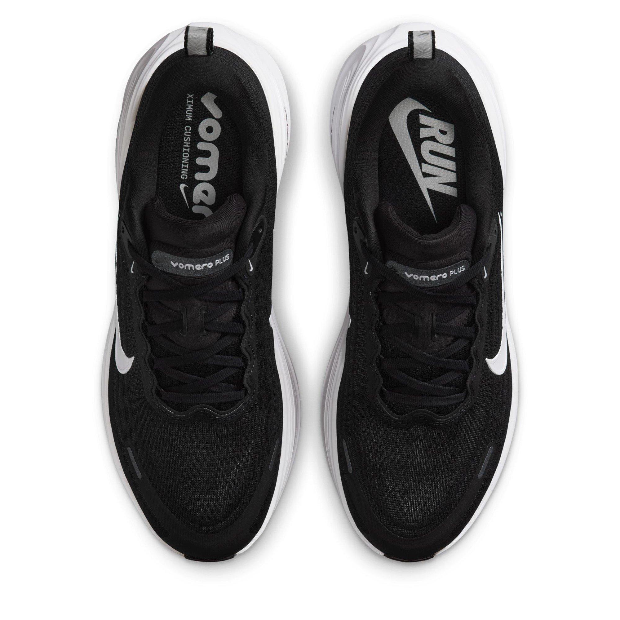 Black/White - Nike - Vomero Plus Road Running Shoes Mens - 6