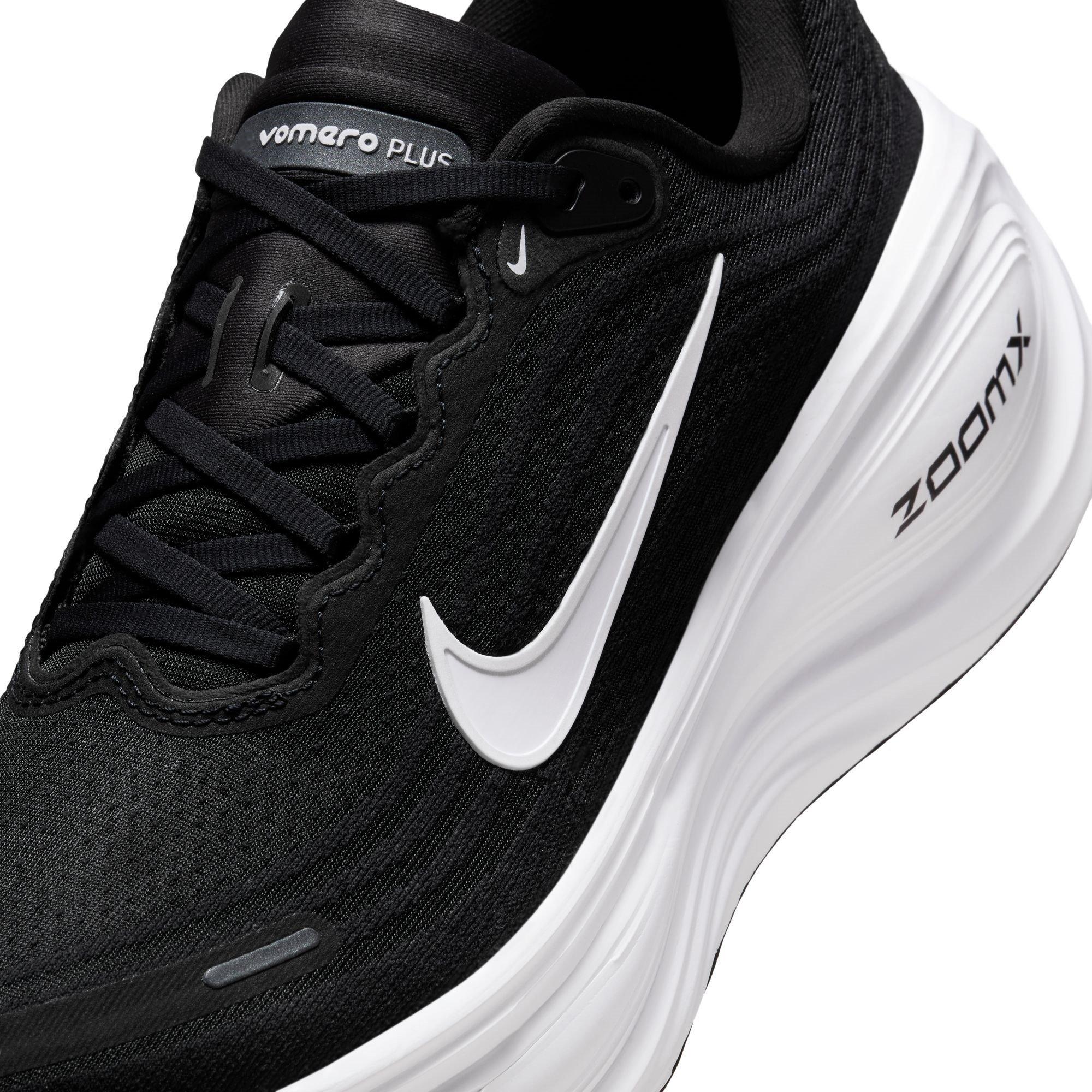 Black/White - Nike - Vomero Plus Road Running Shoes Mens - 7