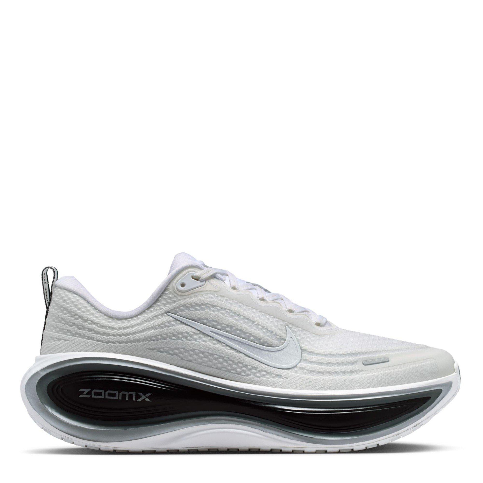 Nike Men's Vomero Plus Road Running Shoes - White/Silver - 12 (47.5)