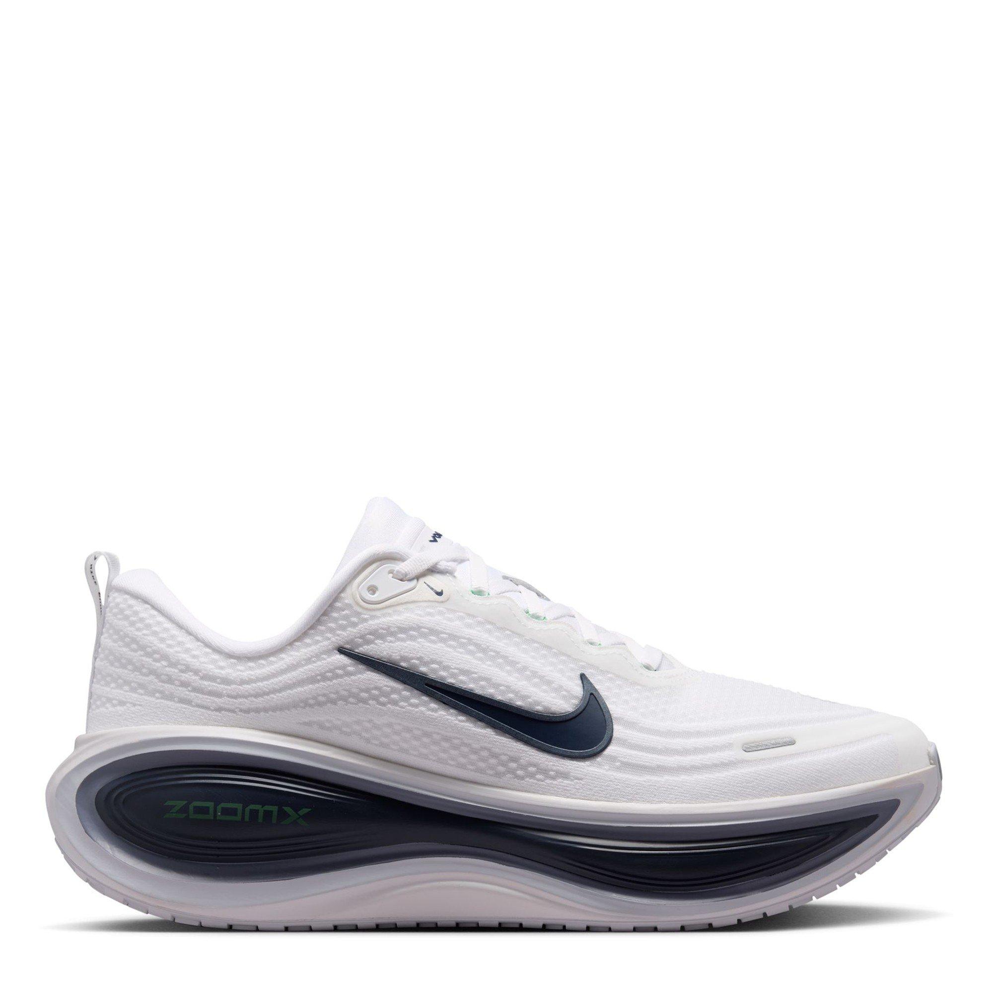 Nike Men's Vomero Plus Road Running Shoes - White/Green - 10 (45)