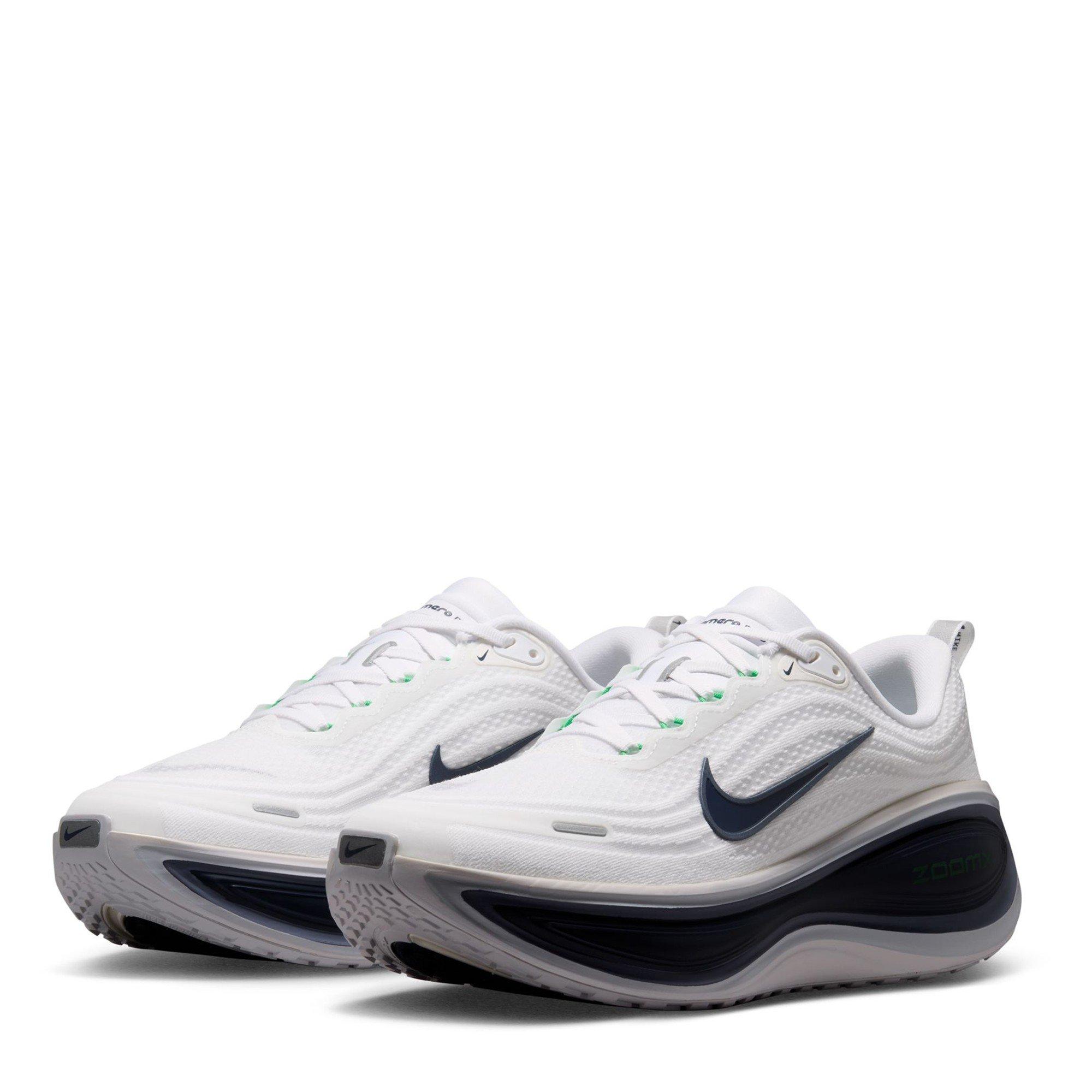 Blanco/Verde - Nike - Vomero Plus Road Running Shoes Mens - 4