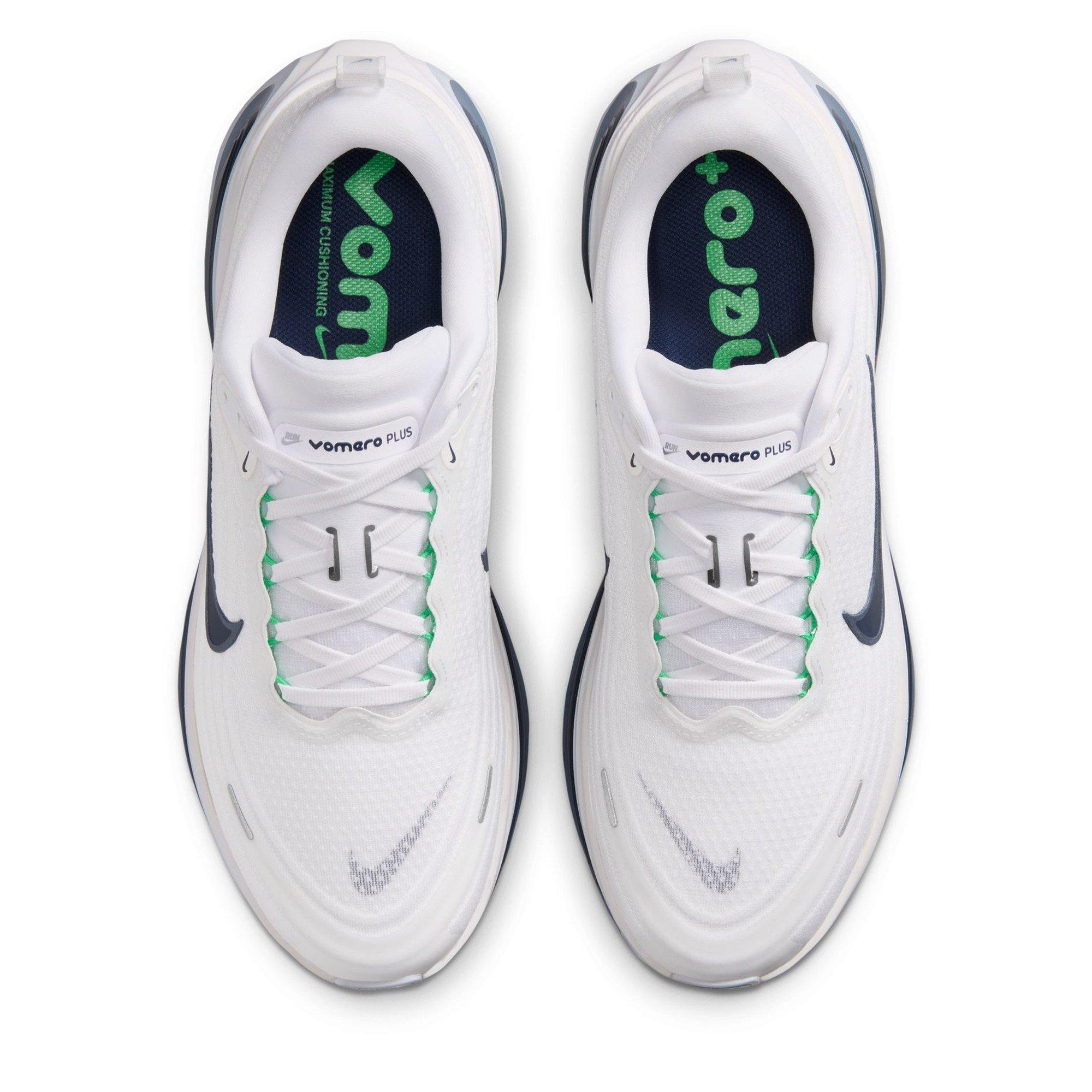 Blanco/Verde - Nike - Vomero Plus Road Running Shoes Mens - 6