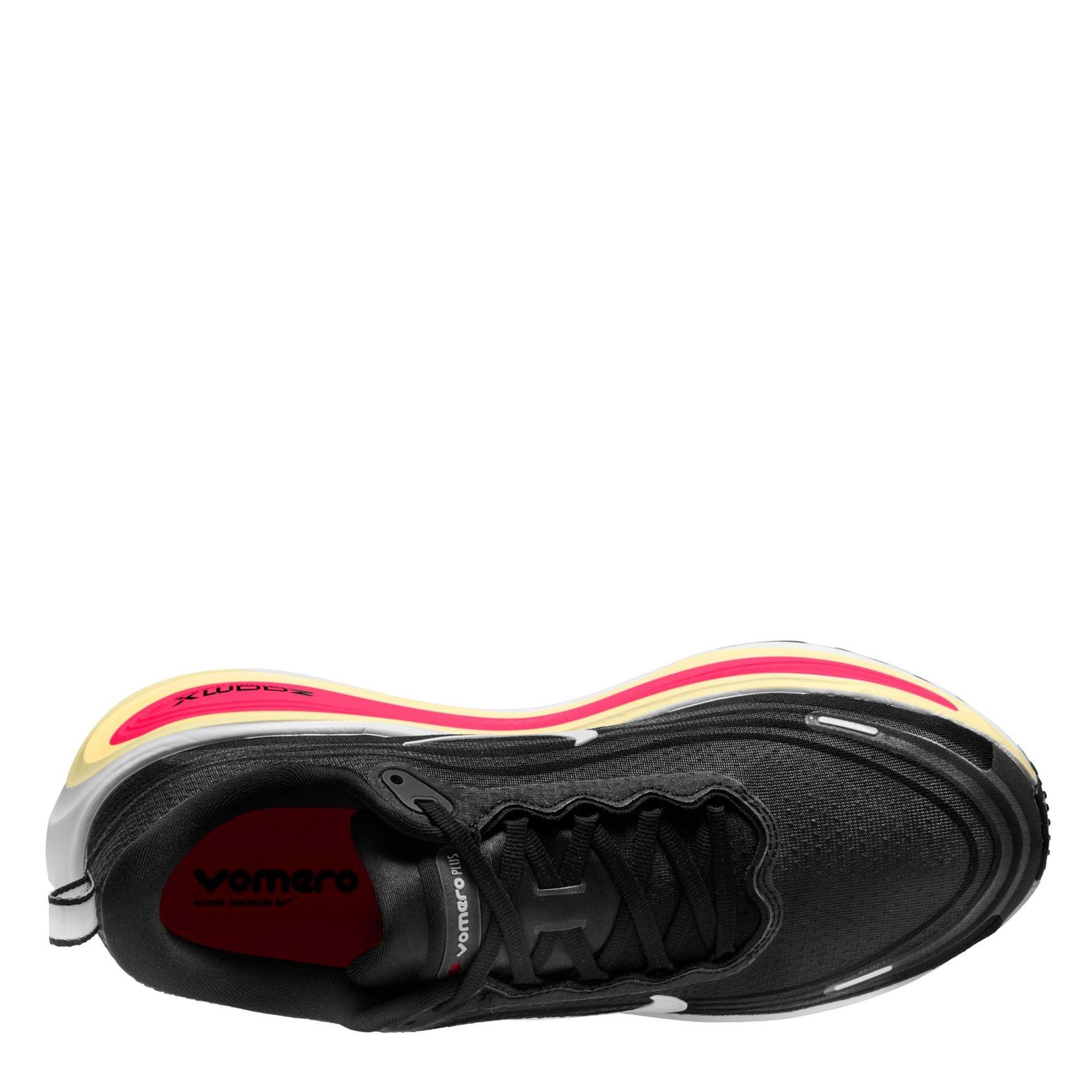 Zwart/Karmozijnrood - Nike - Vomero Plus Road Running Shoes Mens - 9