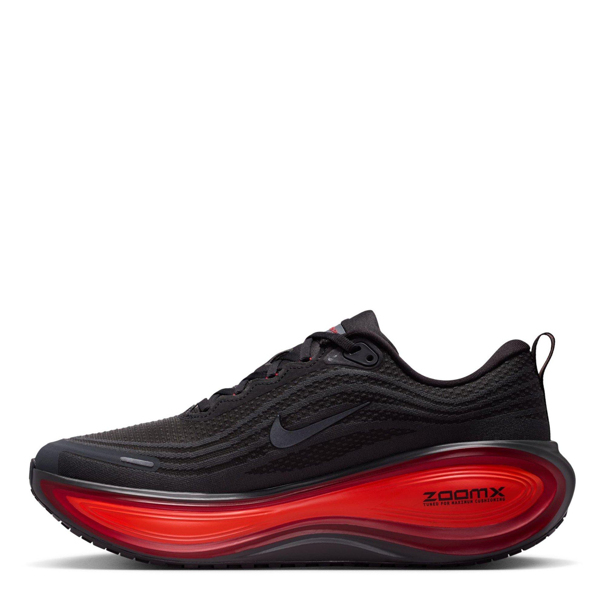 Zwart/Rood - Nike - Vomero Plus Road Running Shoes Mens - 2