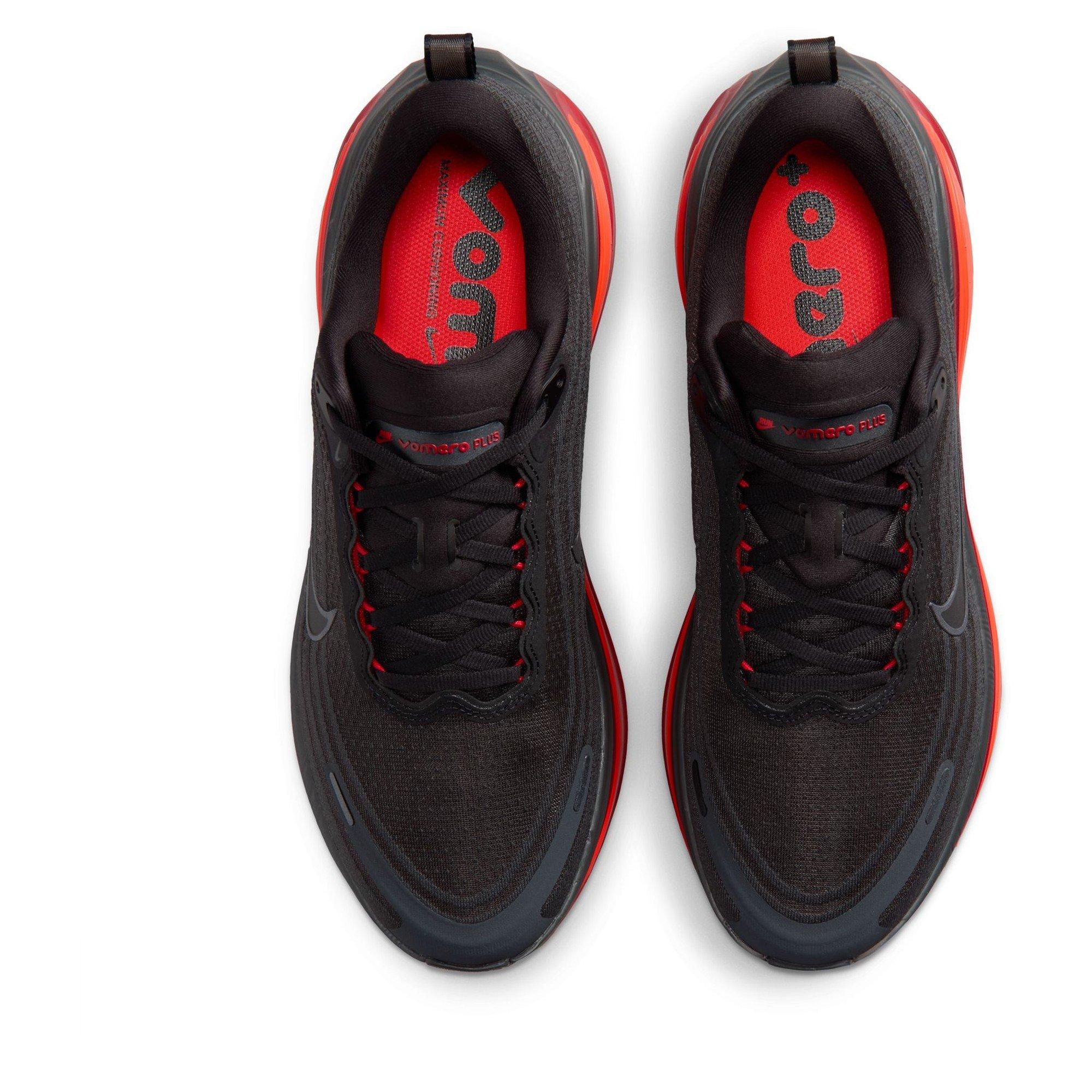 Zwart/Rood - Nike - Vomero Plus Road Running Shoes Mens - 6