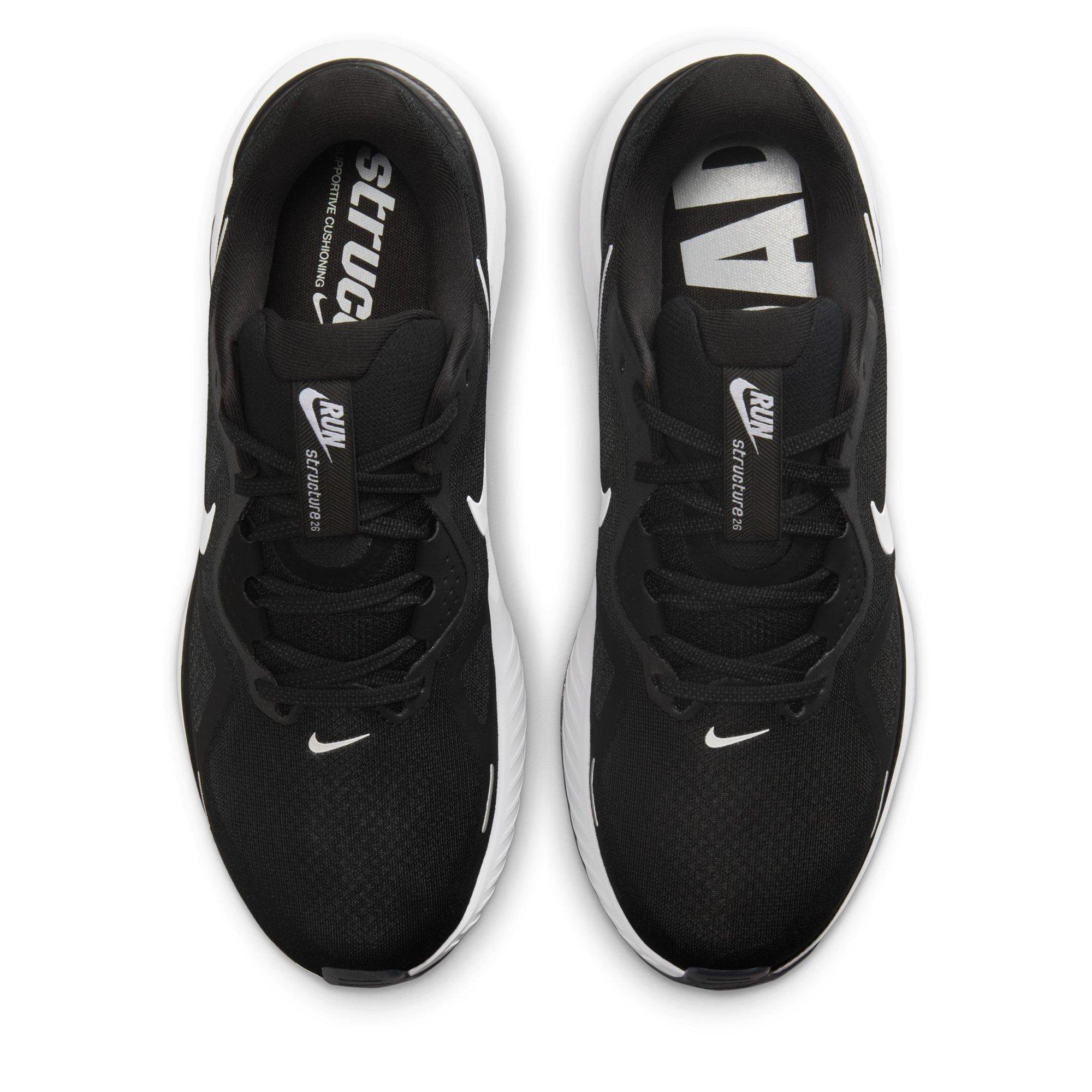 Sort/Hvid - Nike - Structure 26 Trainers Mens - 6