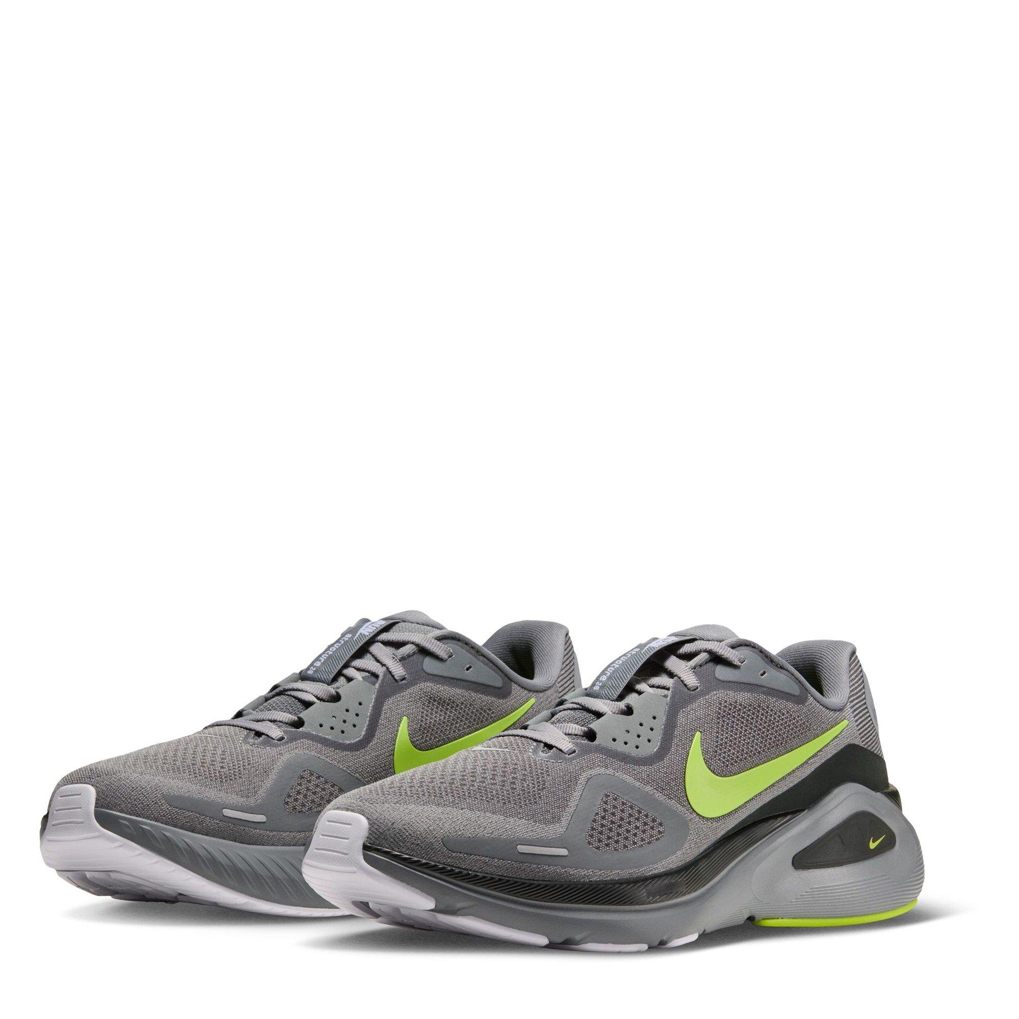 Cool Grey/Lemon - Nike - Structure 26 Trainers Mens - 4