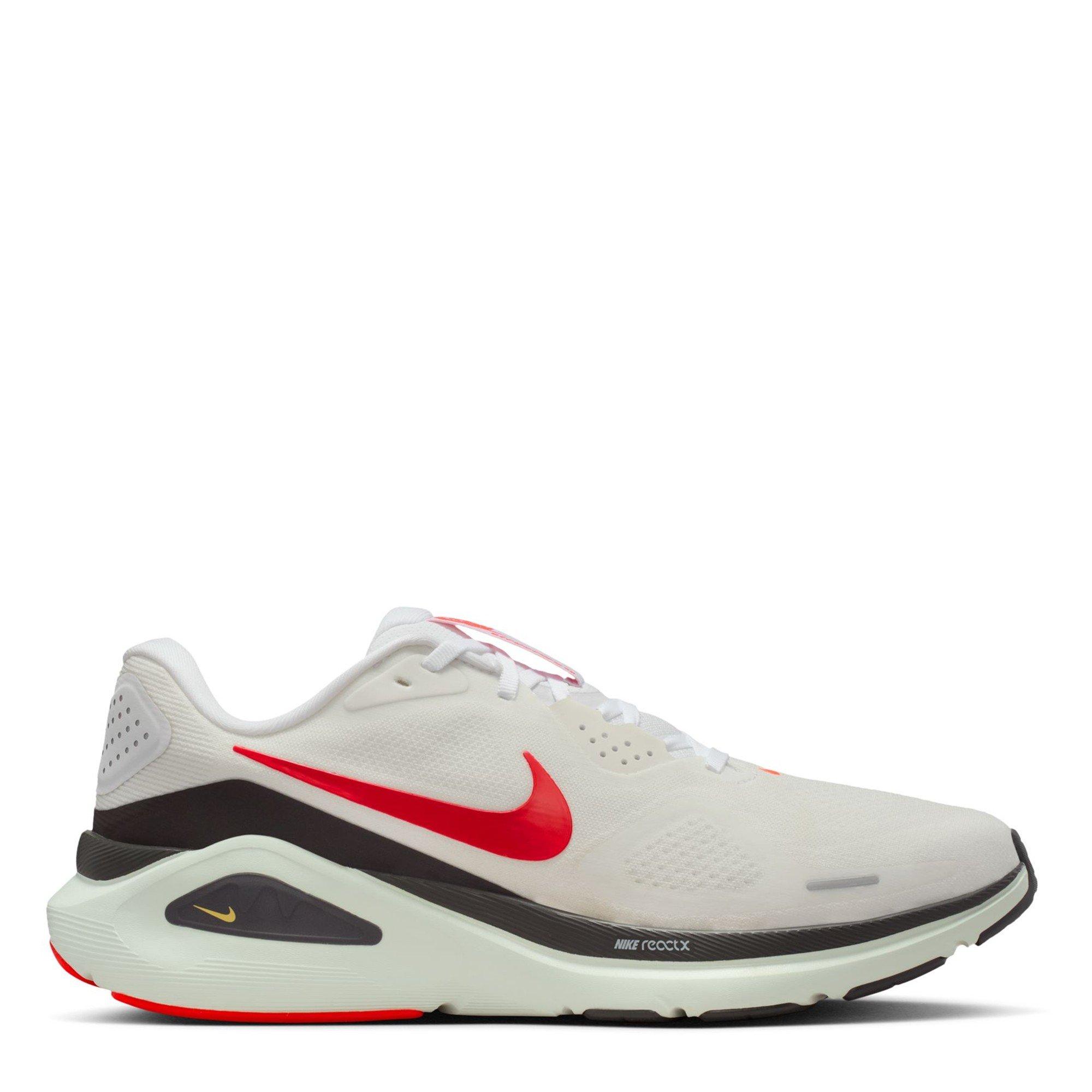 Nike Men's Structure 26 Trainers - White/Crimson - 8.5 (43)