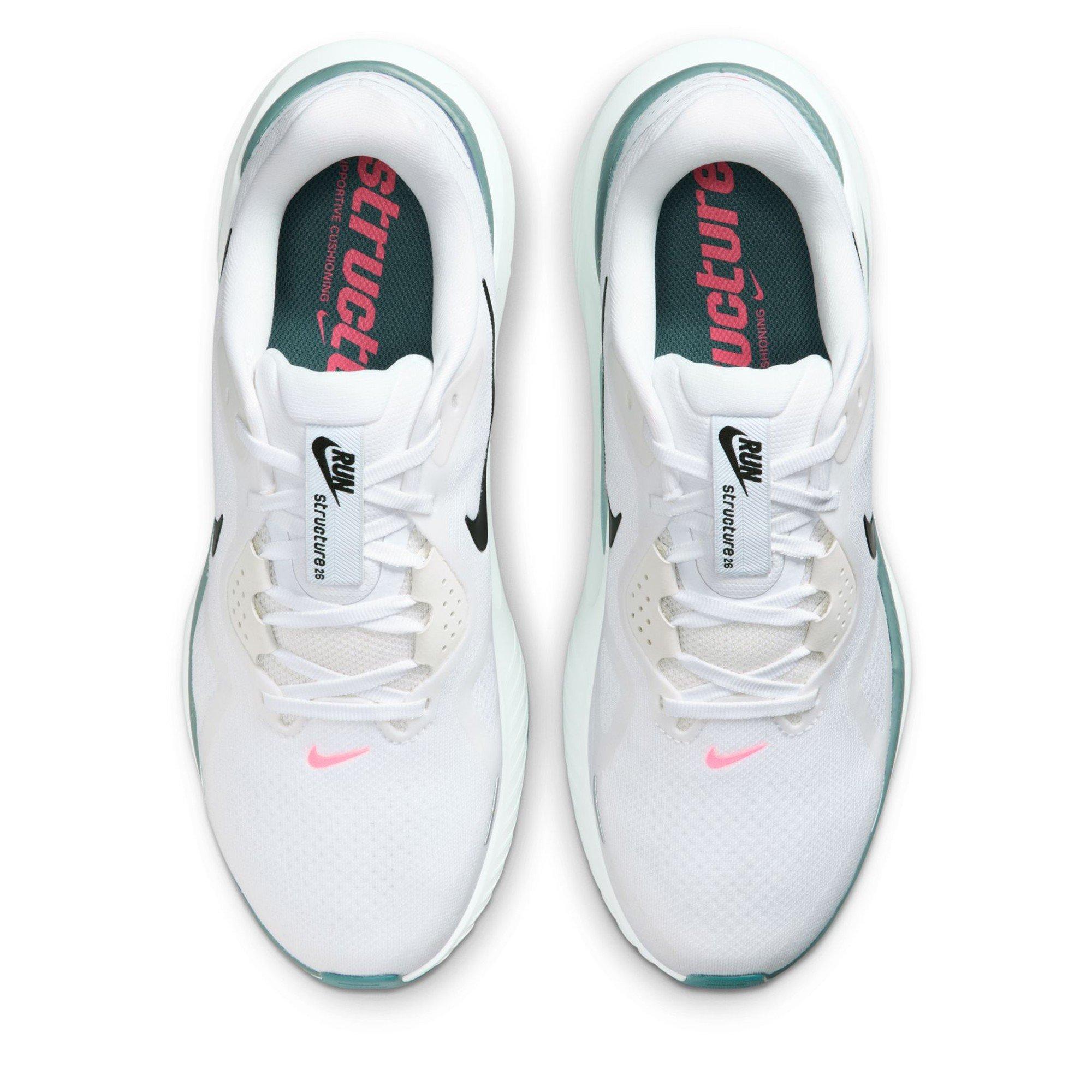 White/Black - Nike - Structure 26 Trainers Mens - 6